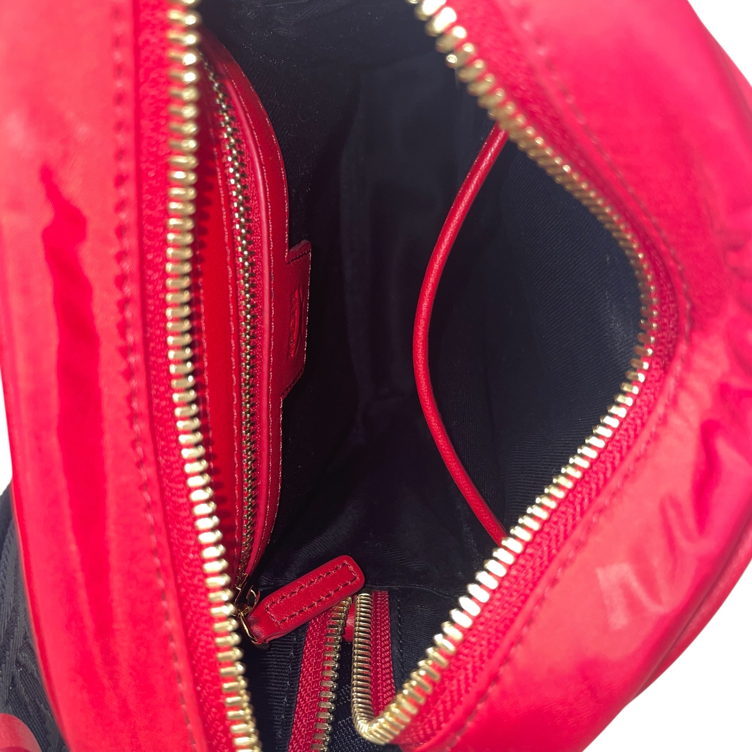 MCM/Cross Body Bag/Monogram/Nylon/RED/ view 4