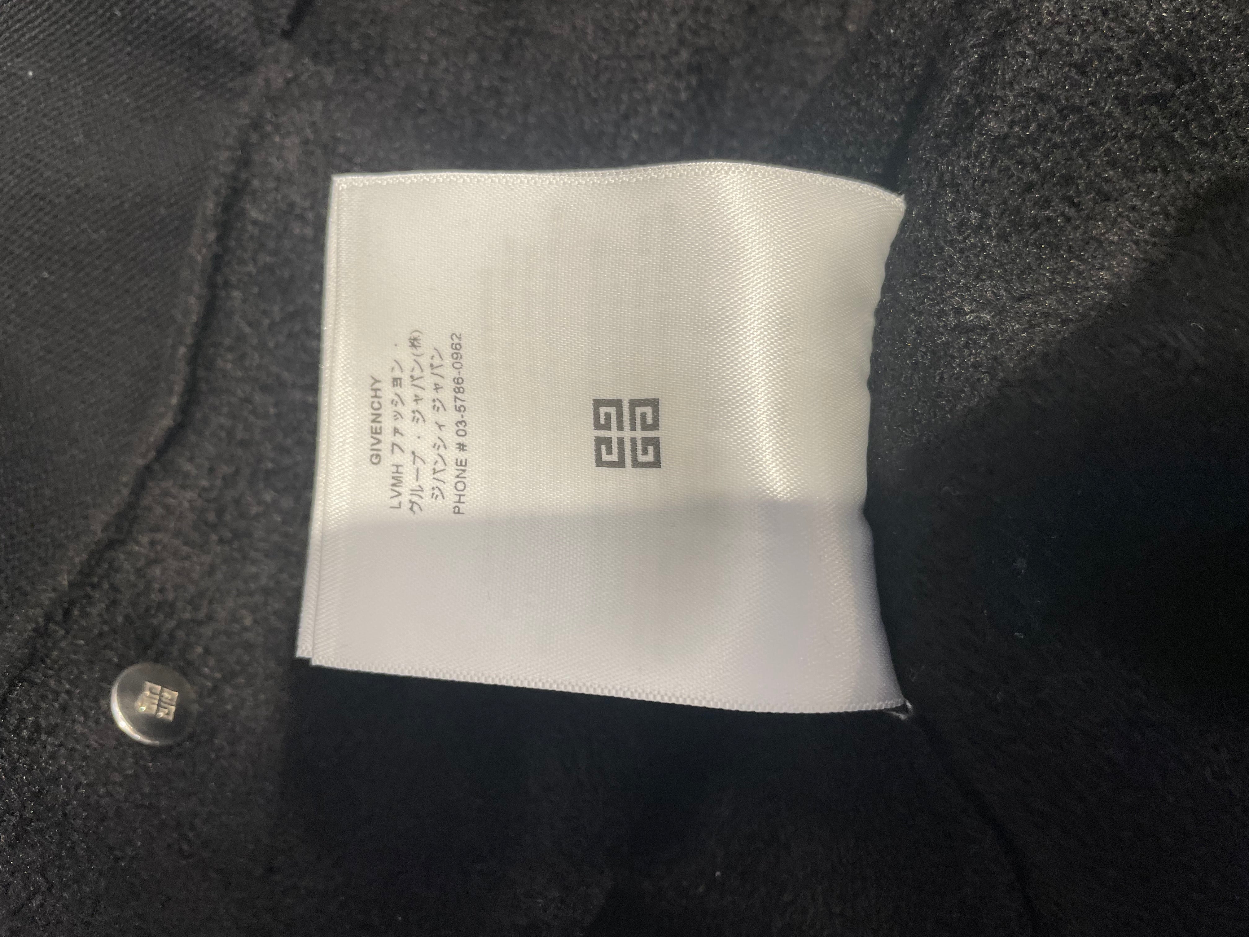 GIVENCHY/Windbreaker/S/Cotton/BLK/VELVET ZIP UP view 6