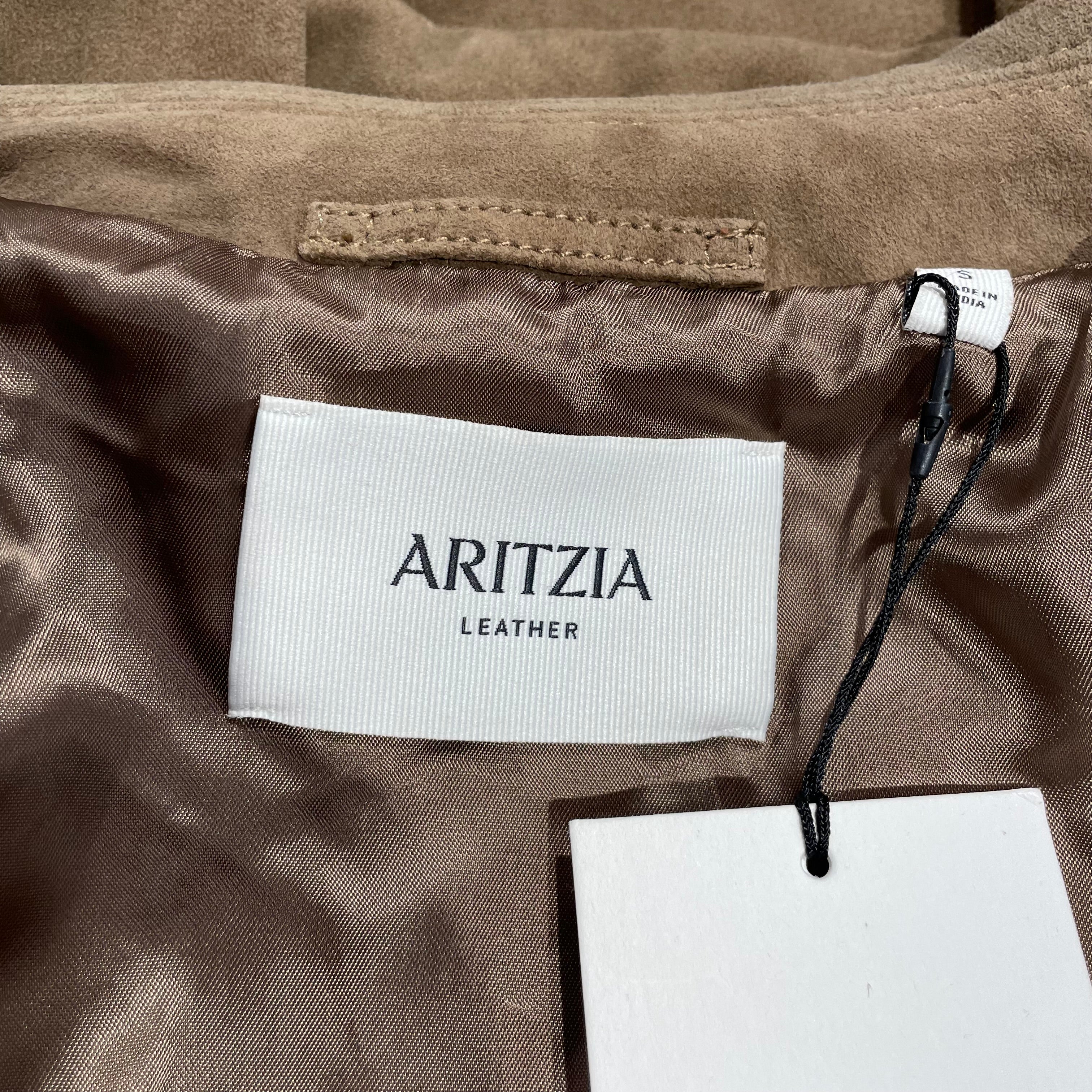 ARITZIA/Jacket/S/BRW/brown suede jacket view 3