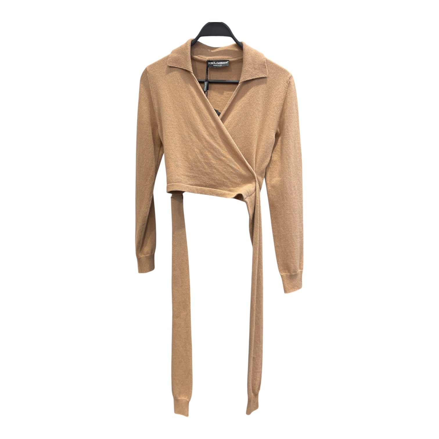 DOLCE&GABBANA/Cardigan/40/Cashmere/CML/WRAP AROUND CARDIGAN view 1