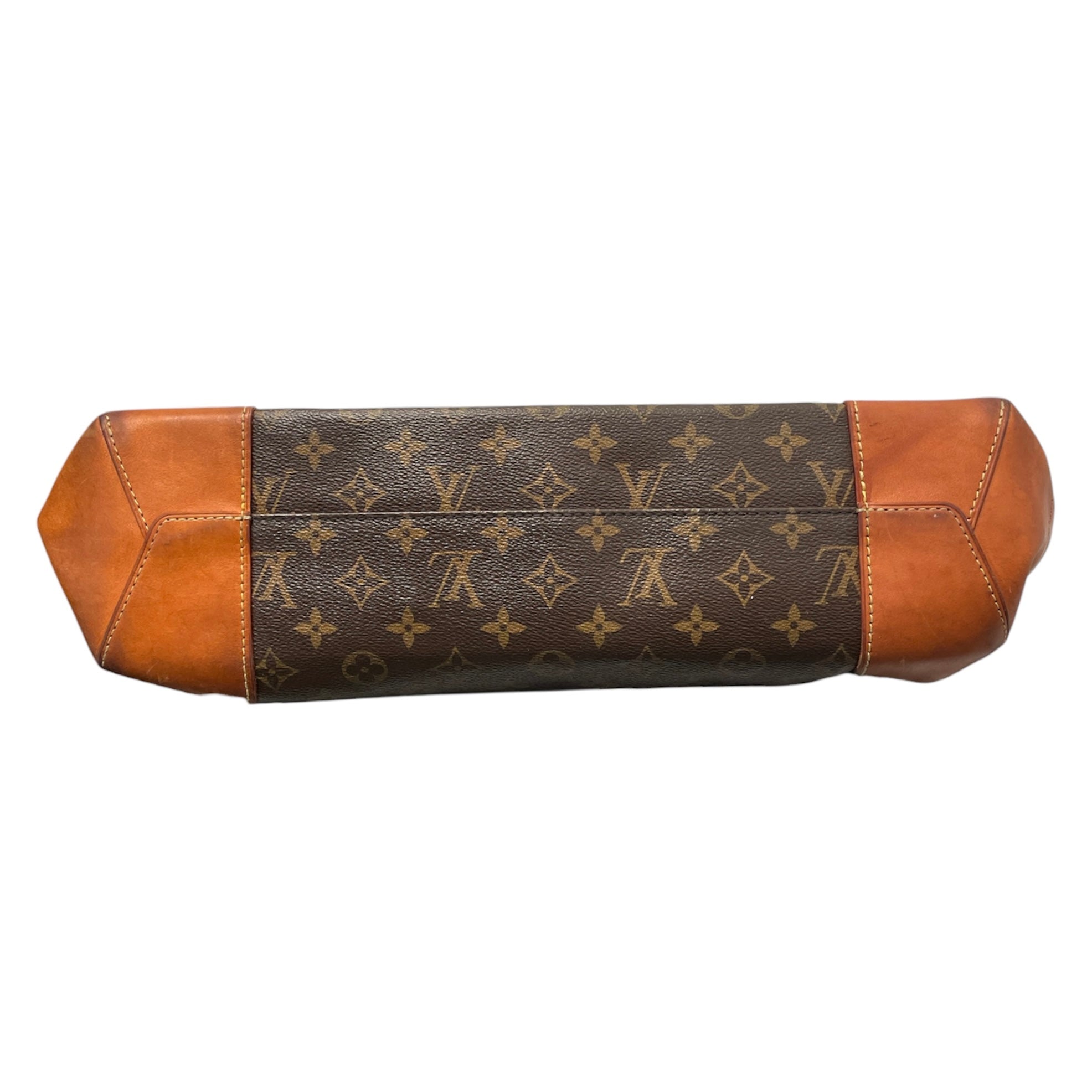 LOUIS VUITTON/Hand Bag/Monogram/Leather/BRW/du1127 view 3