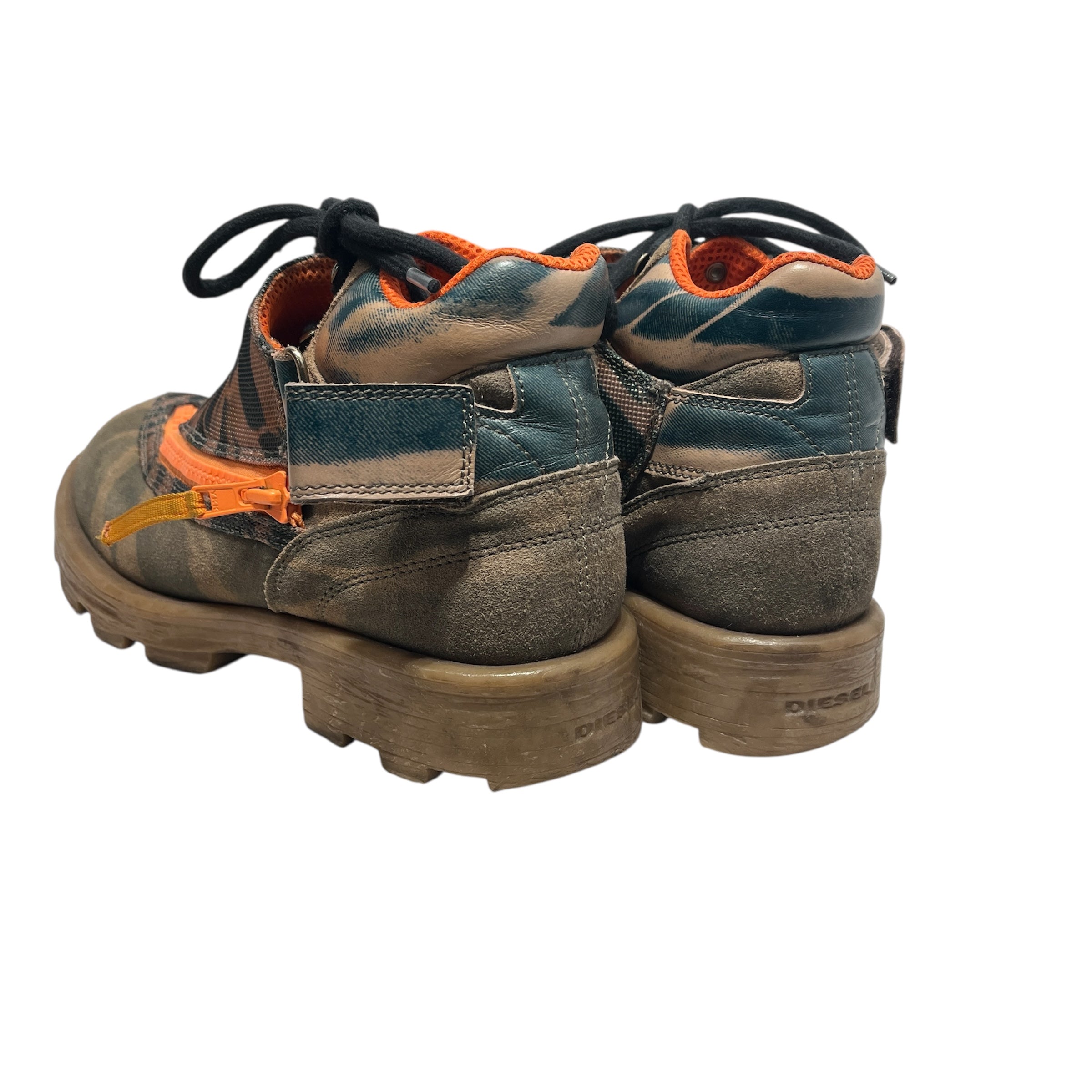 DIESEL/Boots/US 10/Camouflage/Nylon/GRN/D-HAMMER MB ZIP view 2