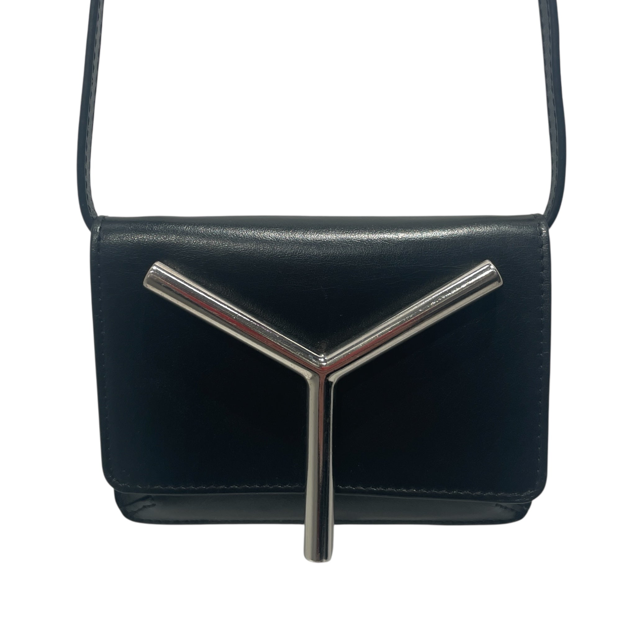 Y/PROJECT/Cross Body Bag/Leather/BLK/MINI WALLET WITH Y LOGO view 3