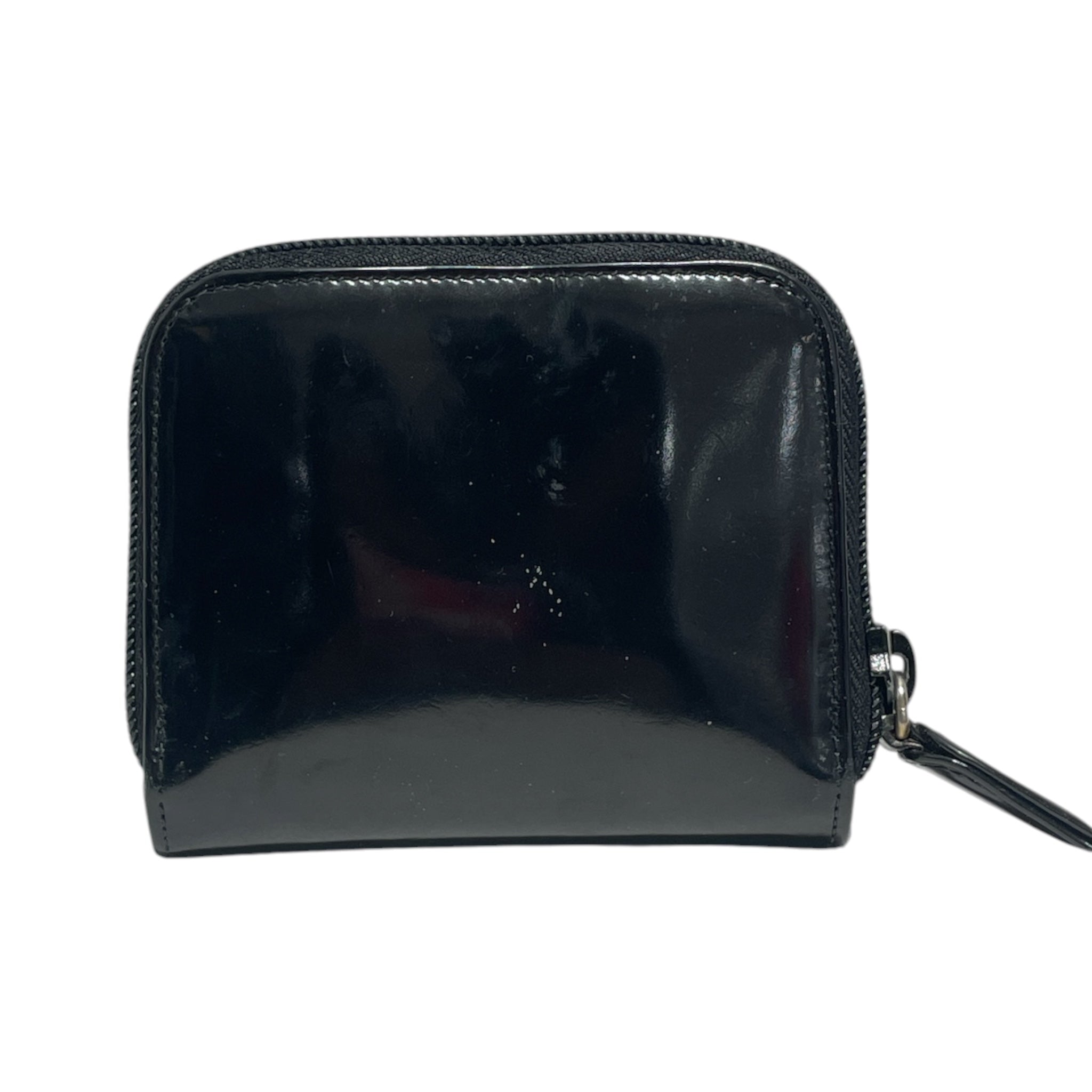 PRADA/Wallet/Leather/BLK/L's/Compact Zip Around Wallet view 2