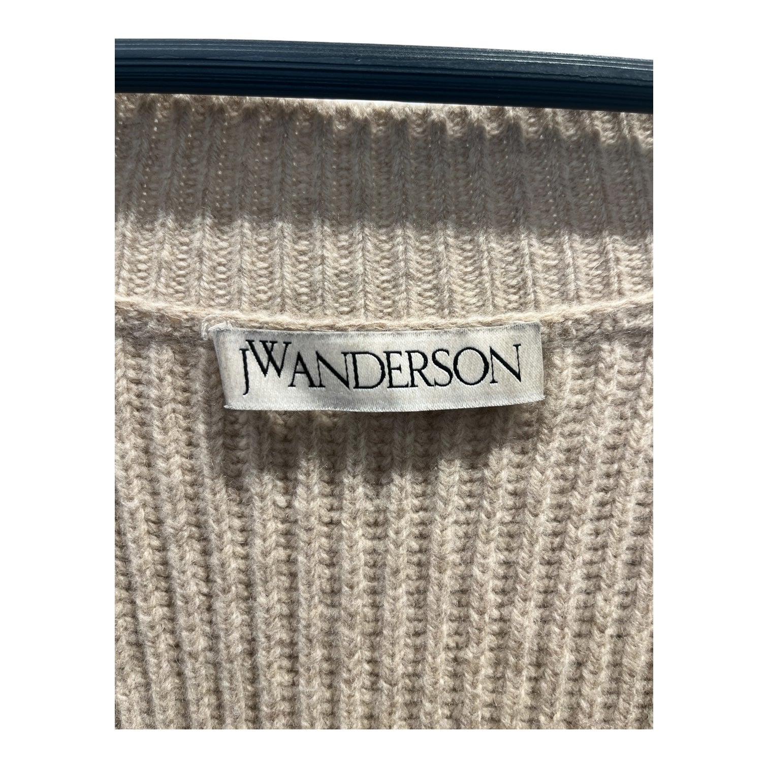 JW ANDERSON(J.W.ANDERSON)/Knitted Vest/L/Graphic/Cotton/BEG/APPLE GRAPHIC view 3