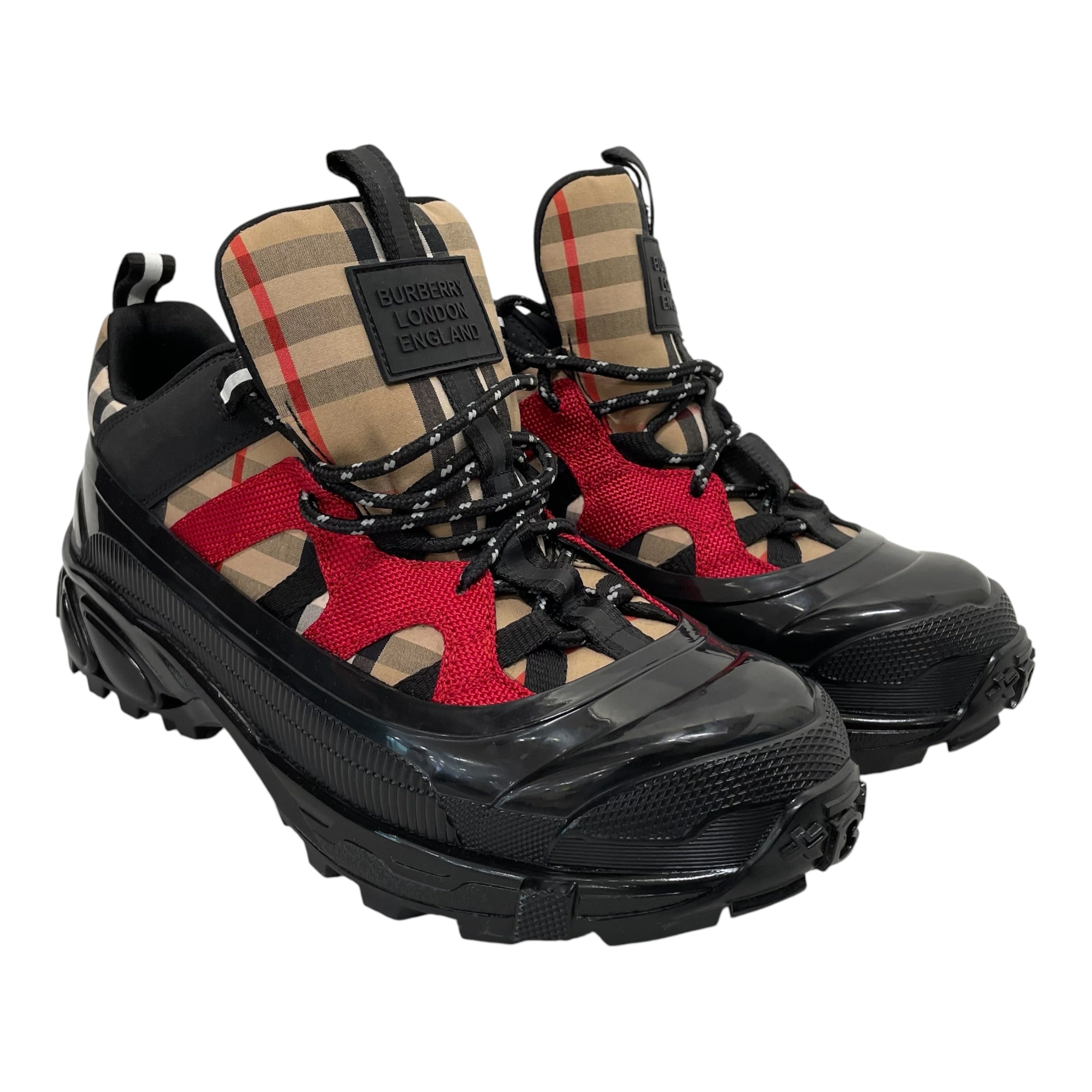 BURBERRY/Low-Sneakers/EU 39.5/All Over Print/RED/RED ARTHUR view 1