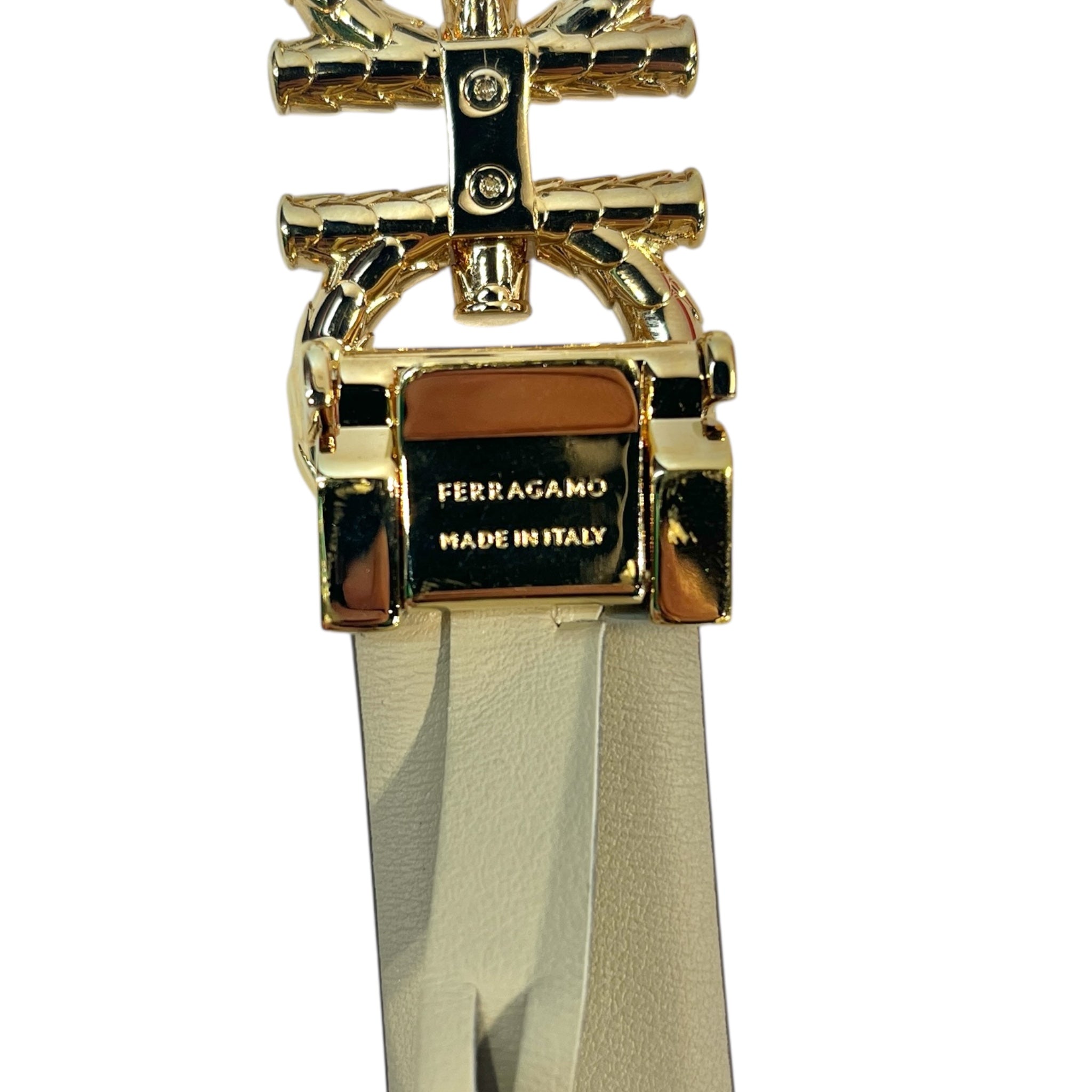 Salvatore Ferragamo/Belt/Leather/BRW/GANCINI BRAIDED BUCKLE view 3