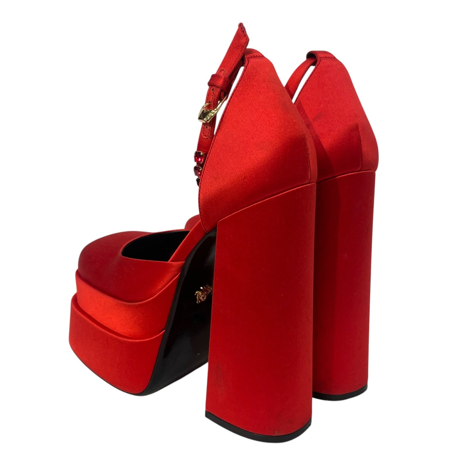 VERSACE/Heels/EU 35/RED/madusa aevitas platform view 2