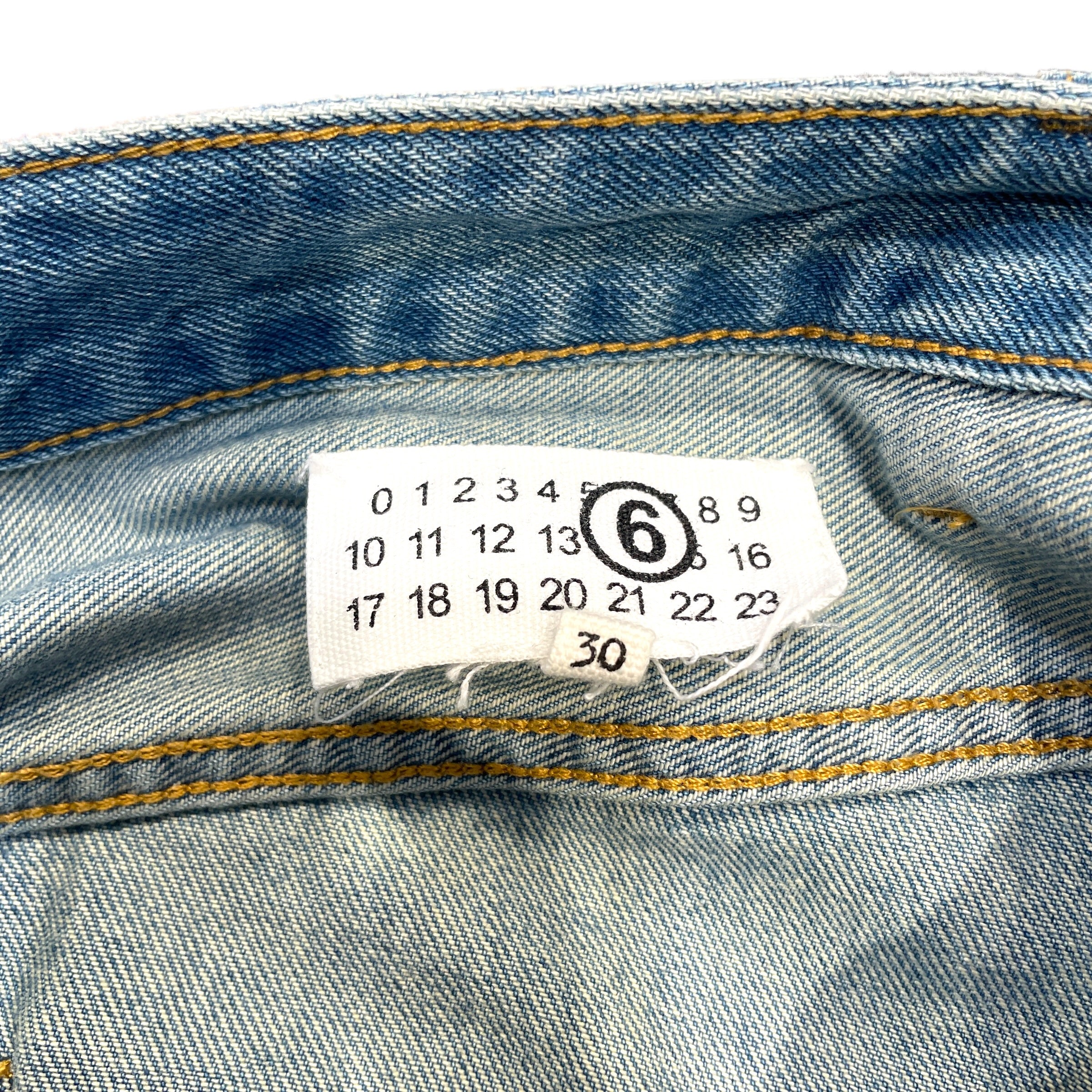 MM6/Bottoms/30/Denim/BLU/Asymetrical Pants view 3