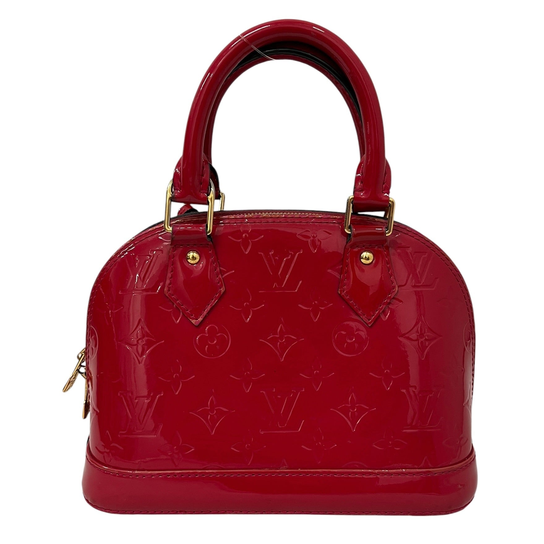 LOUIS VUITTON/Hand Bag/Monogram/Leather/RED/ALMA HAND BAG view 2