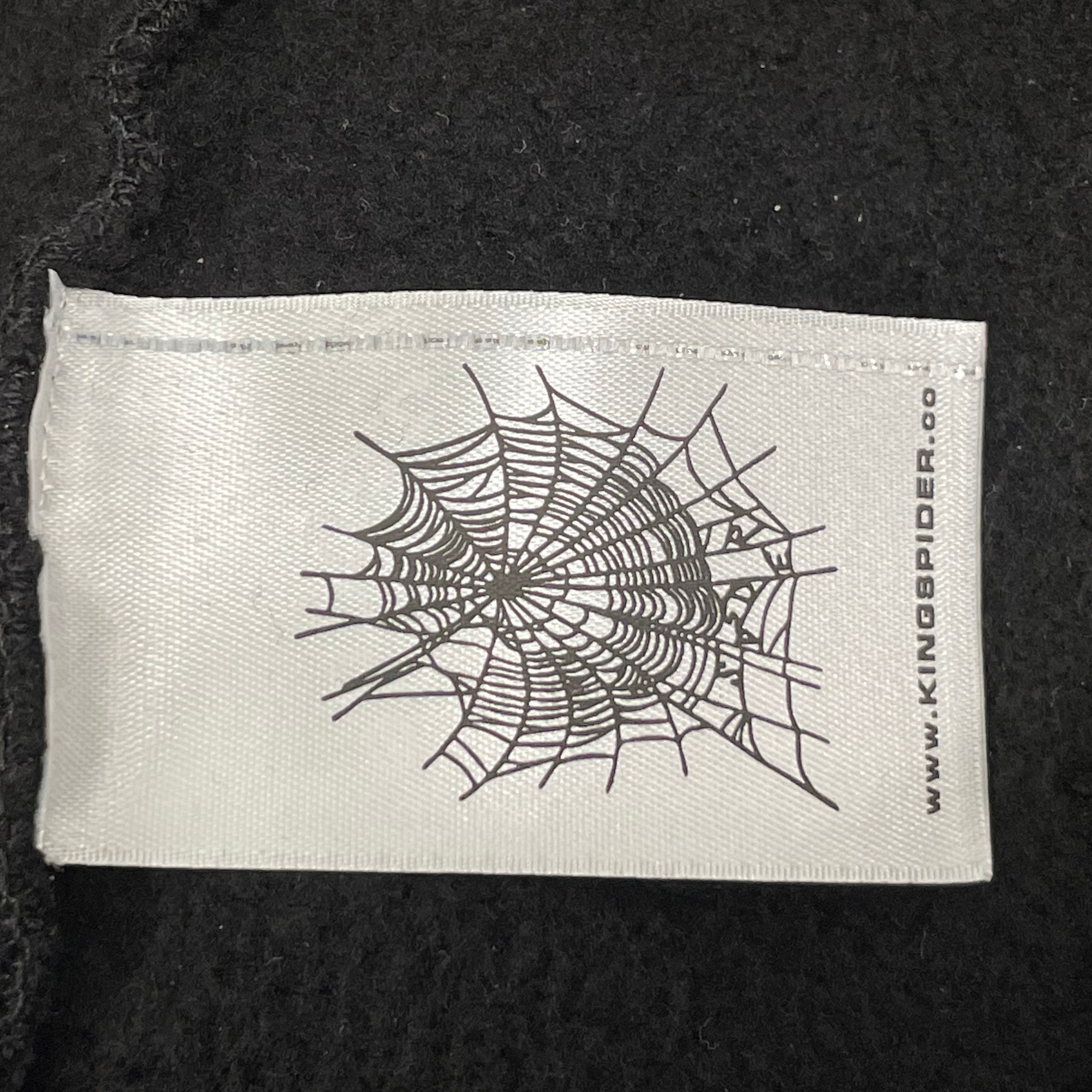 Sp5der/Hoodie/L/Cotton/BLK/sp5 hd pnk logo spoder web view 7