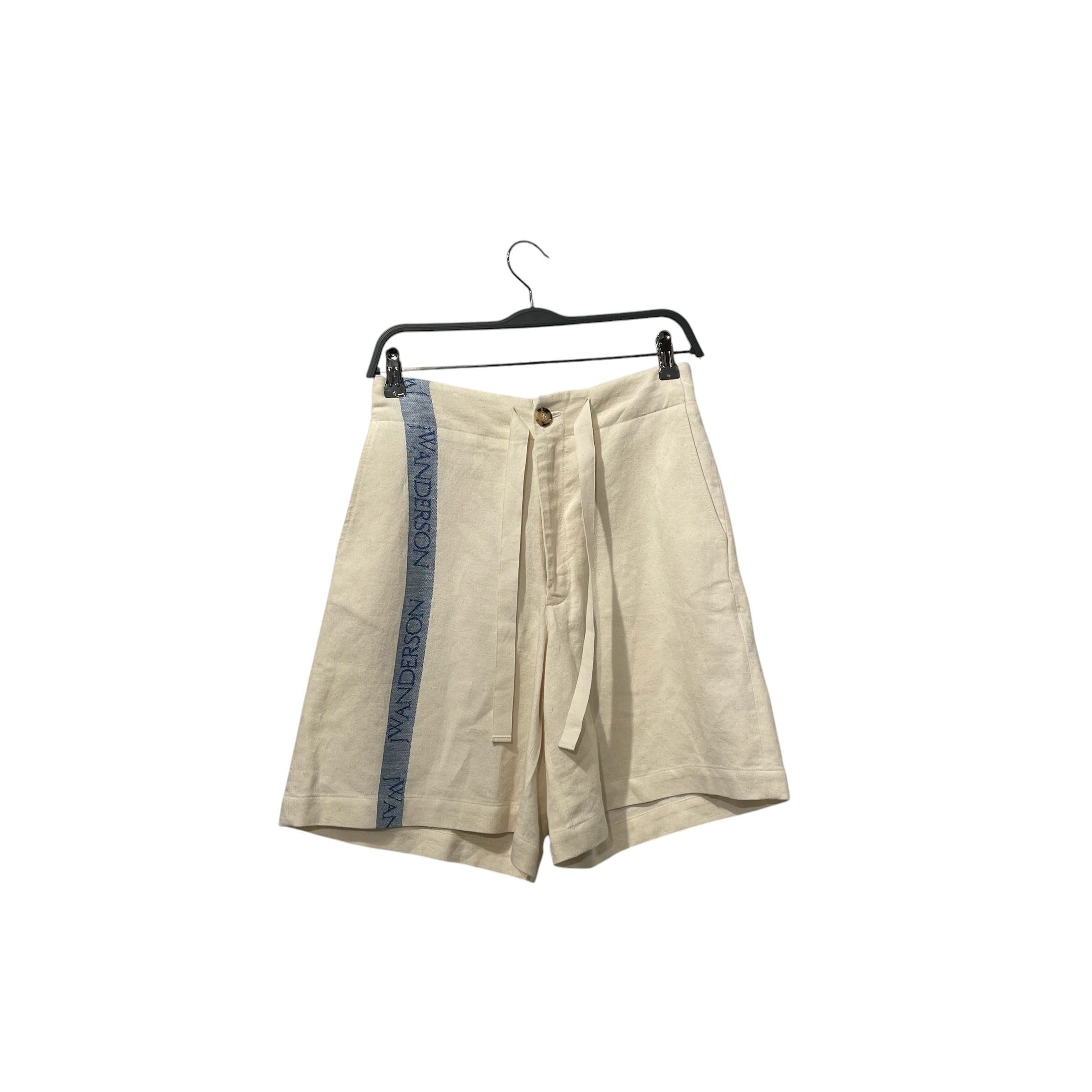 JW ANDERSON(J.W.ANDERSON)/Shorts/XXS/Cotton/CRM/LINEN BLEND BLUE STRIPE view 1