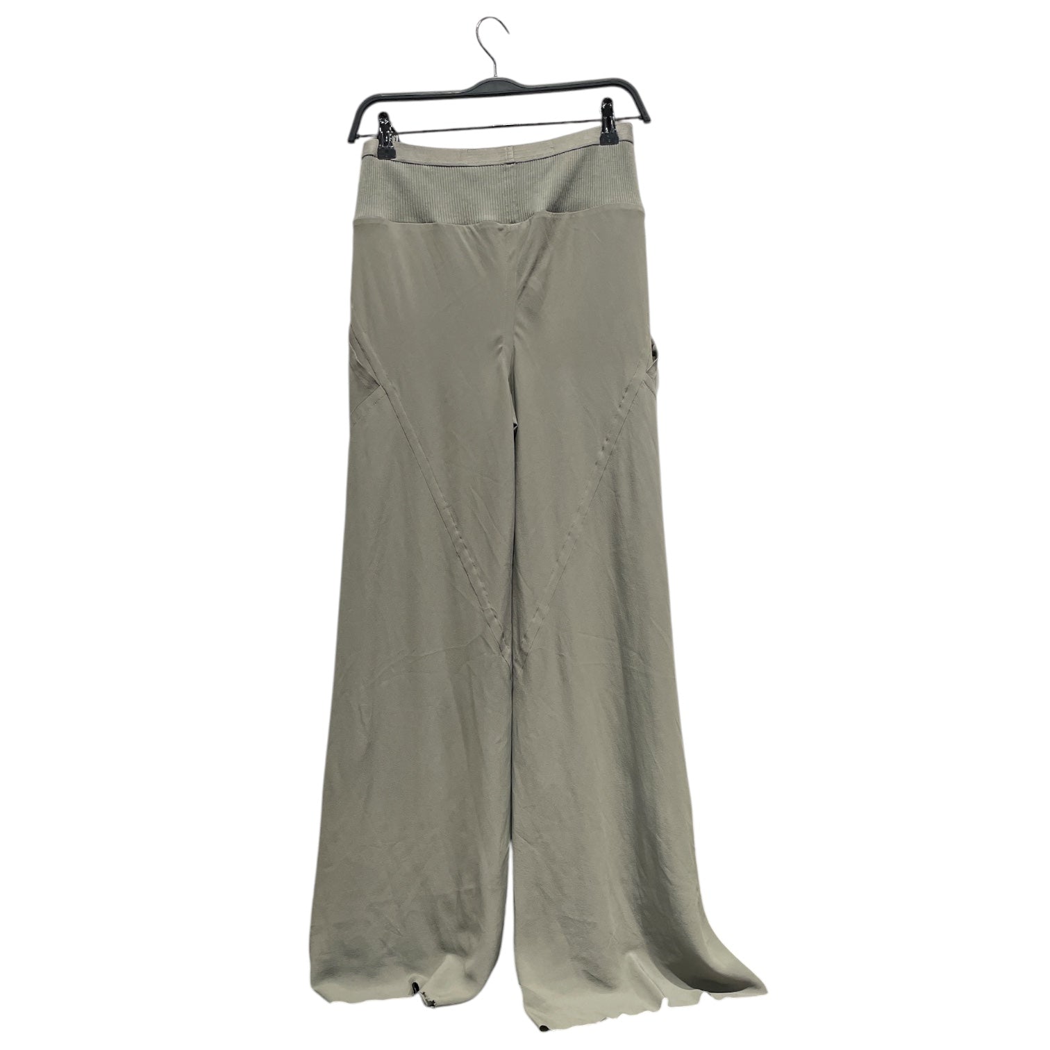Rick Owens/Wide Leg Pants/42/Silk/KHK/HOLLYWOOD SS 25 CELADON view 2