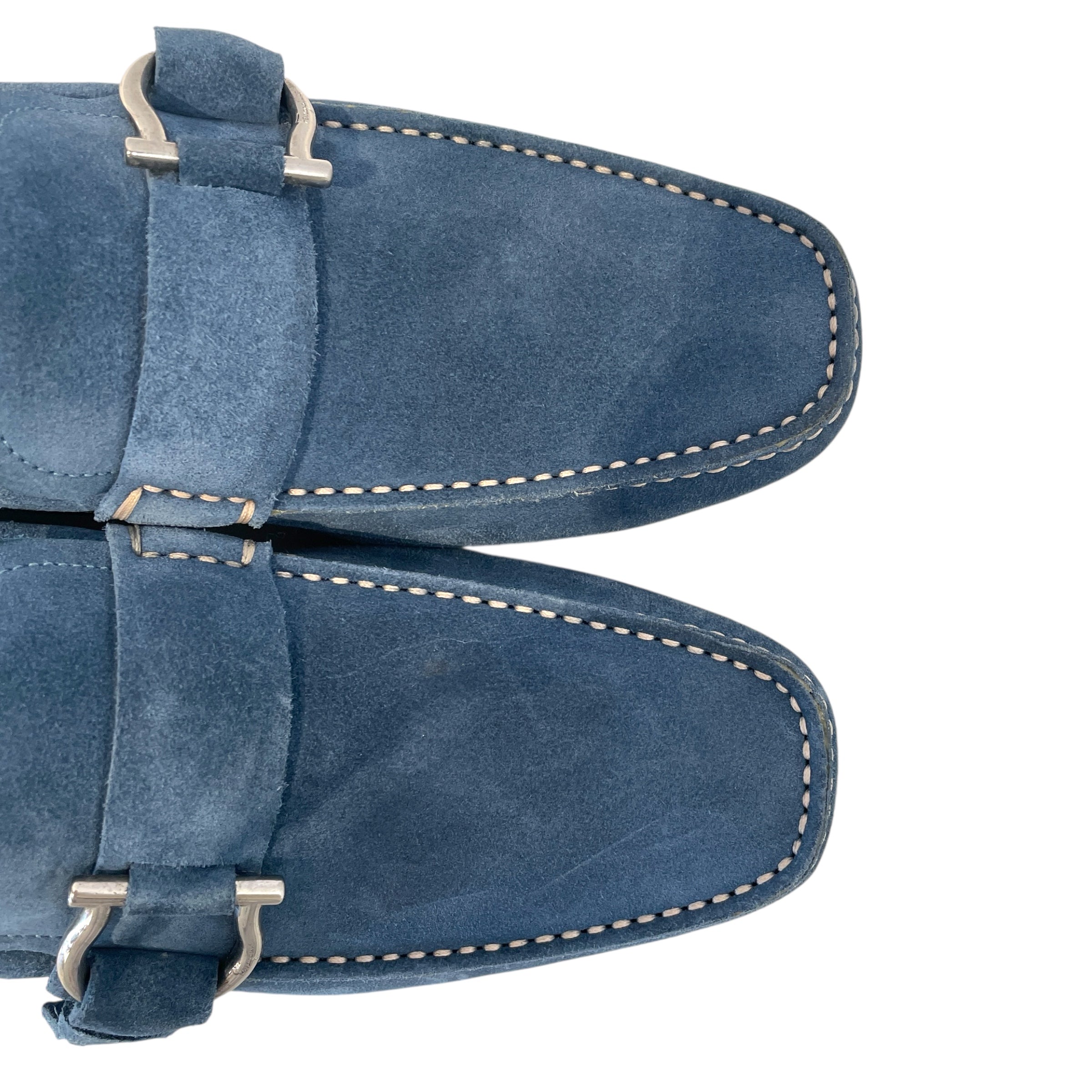 Salvatore Ferragamo/Loafers/US 8.5/Suede/BLU/ view 4