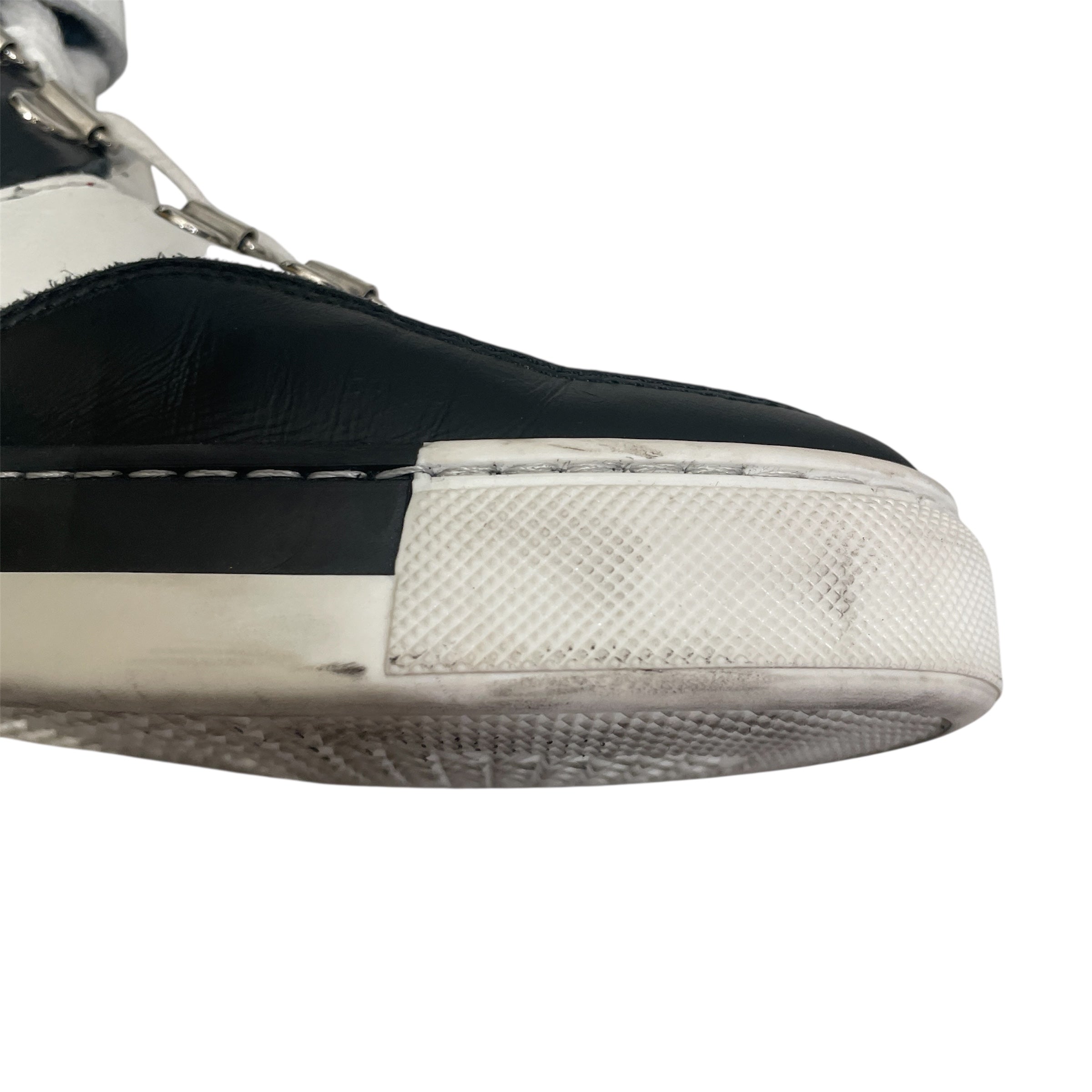 BALMAIN/Hi-Sneakers/EU 35/Leather/WHT/STRAP LOGO HIGH SNEAKER view 7