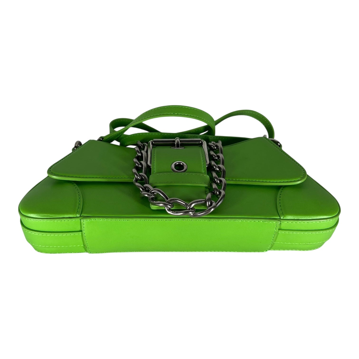 BALENCIAGA/Cross Body Bag/Leather/GRN/lindsay view 3