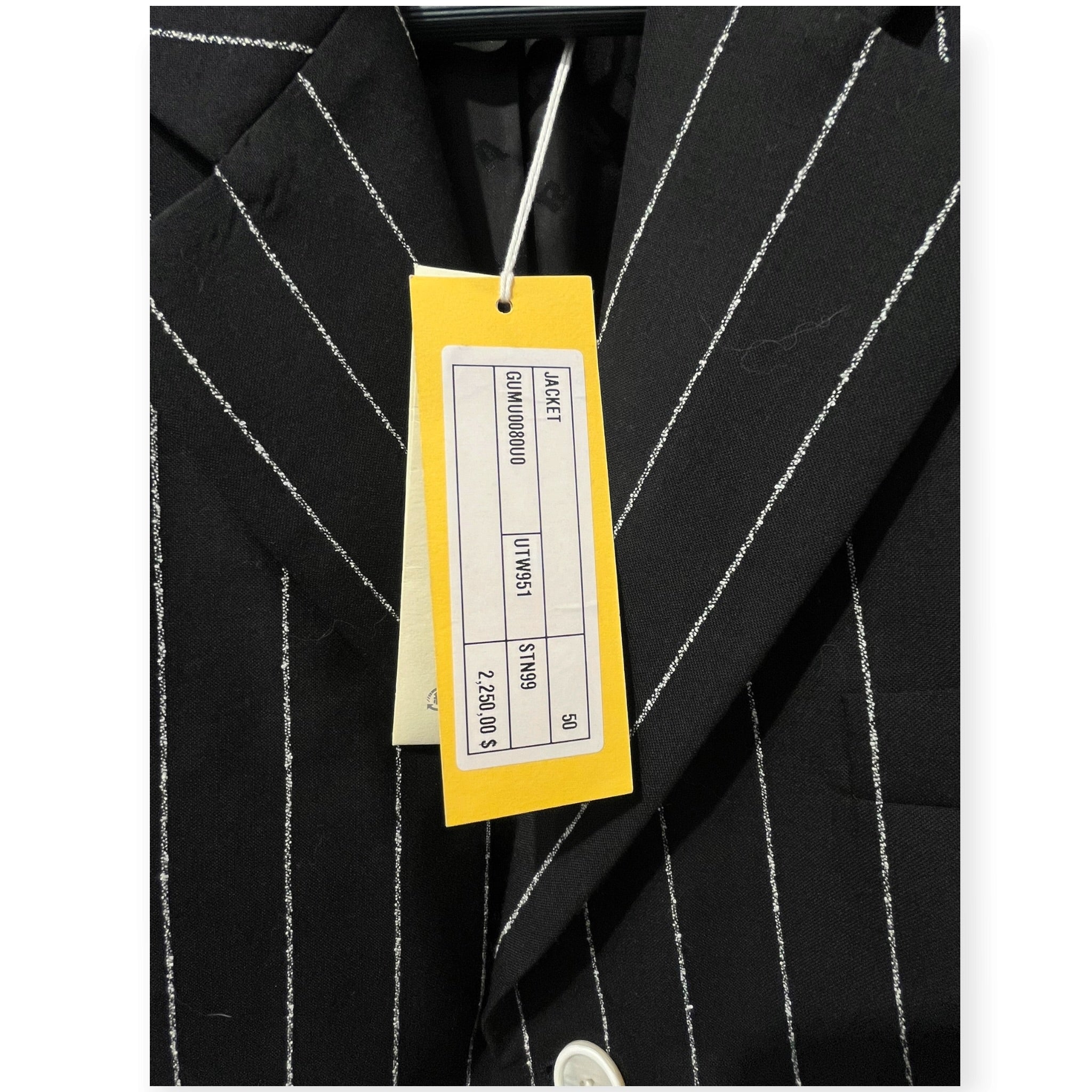 MARNI/Suits/50/Stripe/Wool/BLK/PINSTRIPE MARNI SUIT SET view 6