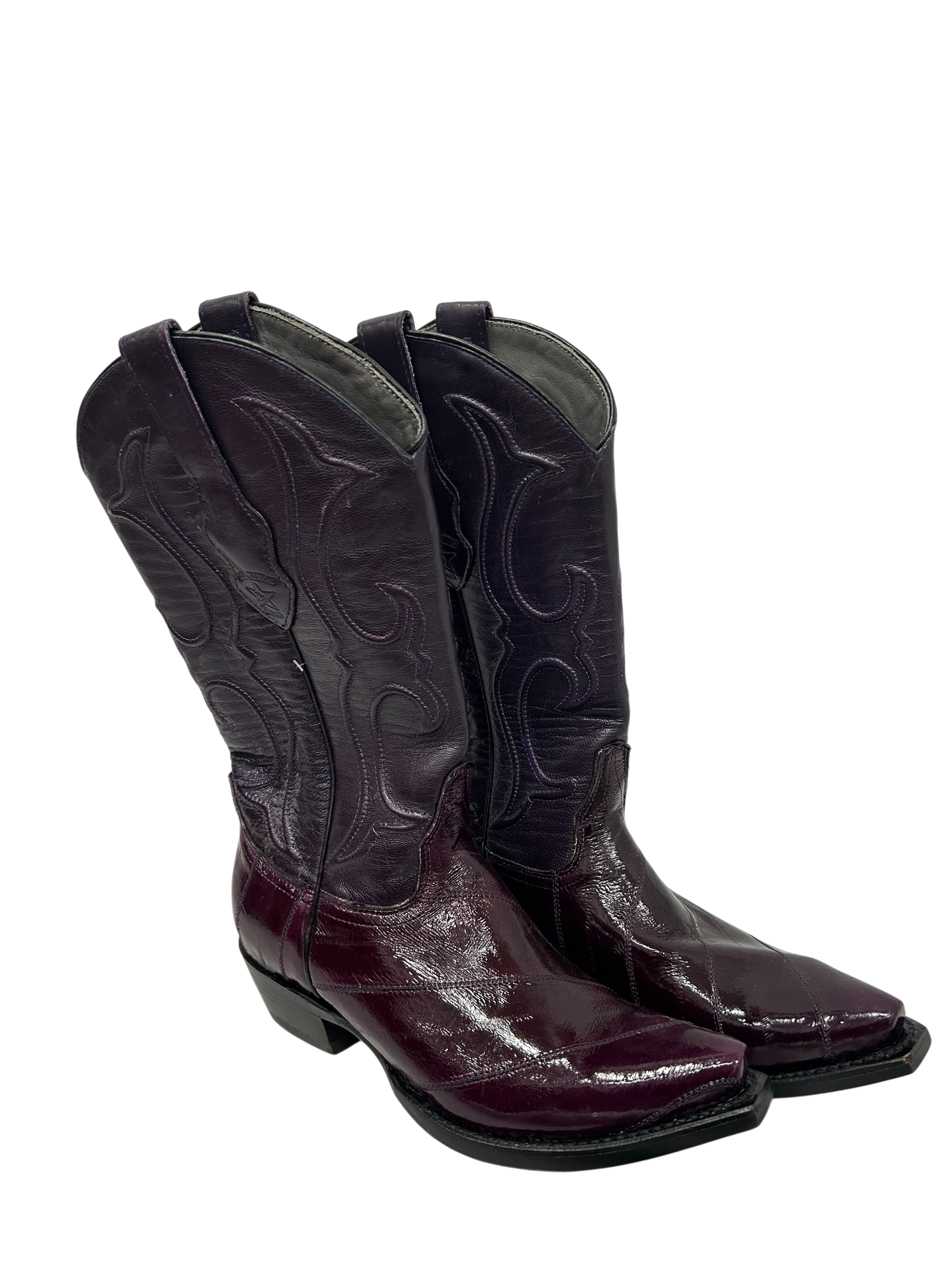 LOS ALTOS/Western Boots/US 8.5/Animal Pattern/Leather/PPL/COWBOY BOOTS view 1