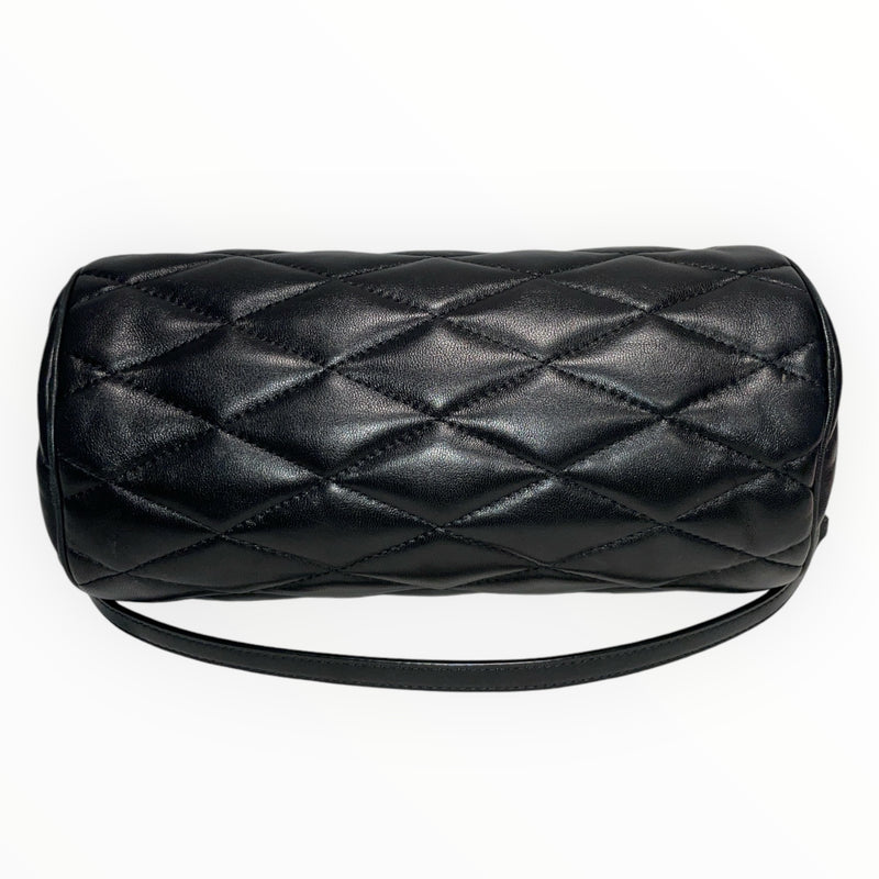 YVES SAINT LAURENT/Hand Bag/S/Leather/BLK/