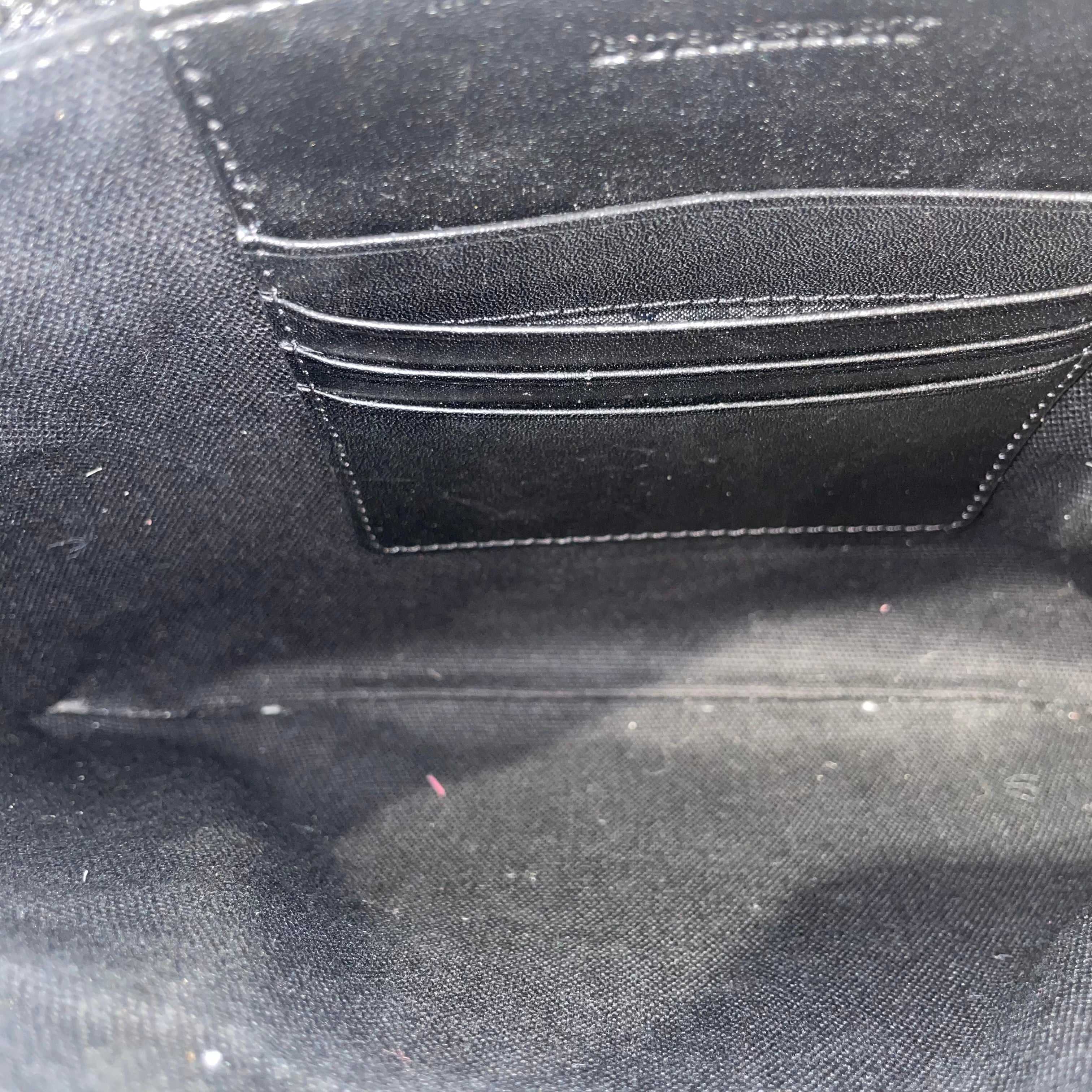 BURBERRY/Cross Body Bag/Stripe/Nylon/BLK/BURBERRY PEYTON CANVAS CHECK view 4