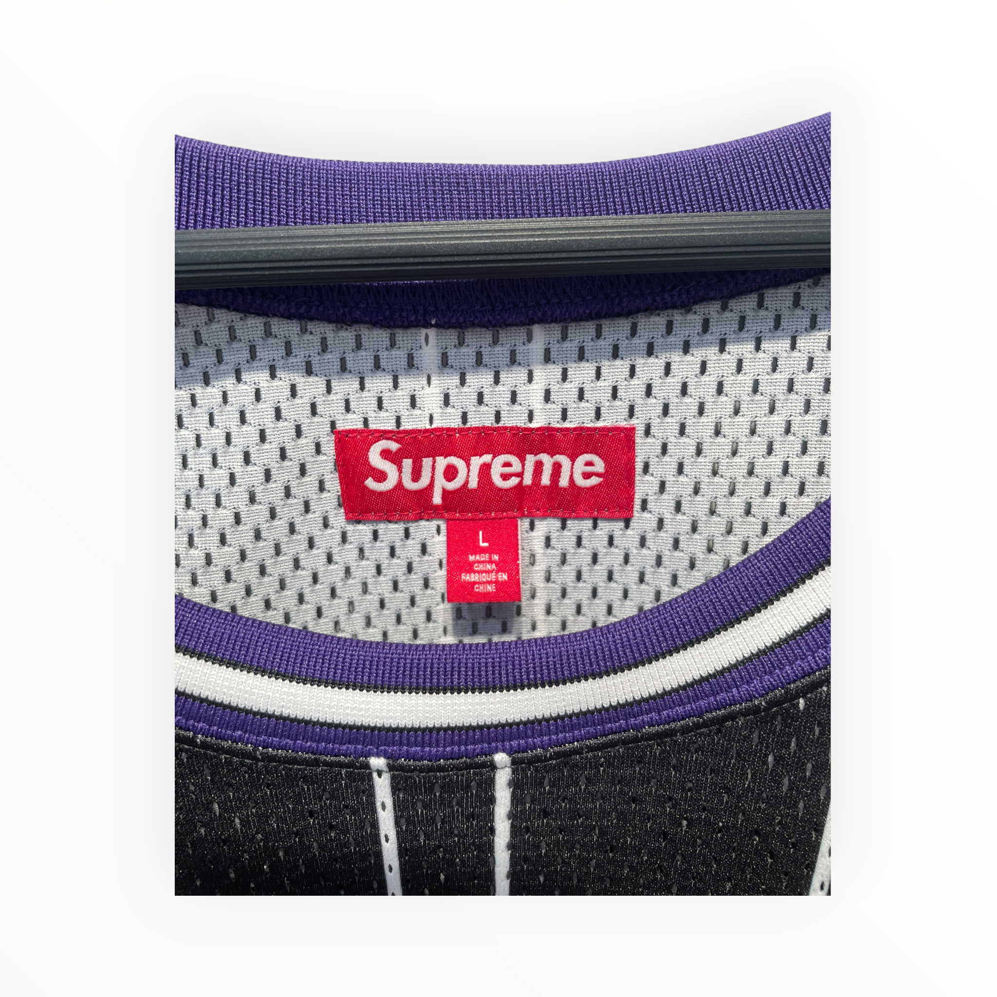 Supreme/Cut & Sew/L/Polyester/PPL/PINSTIRP JERSEY TANKTOP view 3