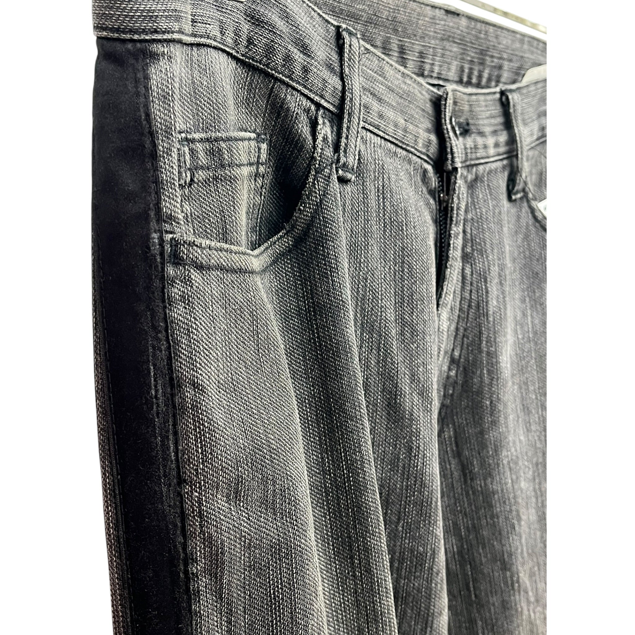 COMME des GARCONS HOMME/Pants/S/Cotton/GRY/2004 TUX STRIPE JEANS view 2
