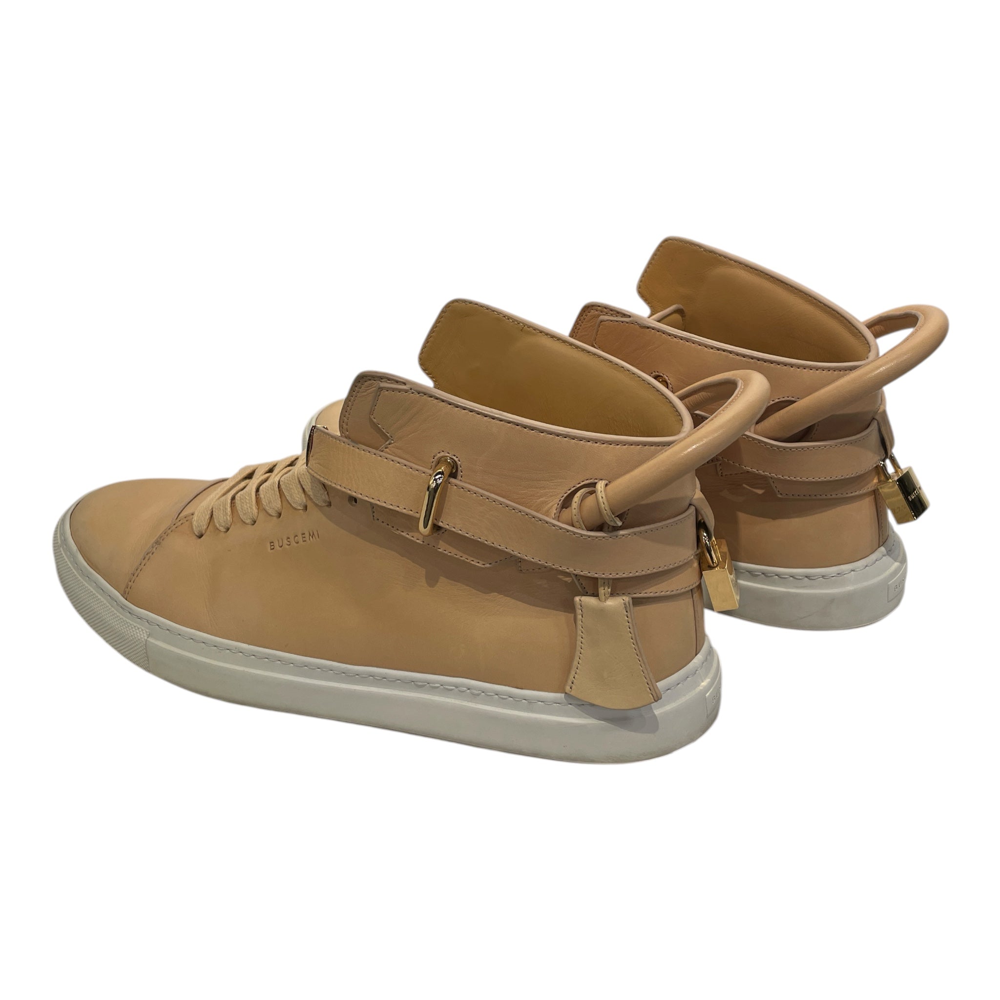 BUSCEMI/Hi-Sneakers/EU 49/Leather/BEG/ view 2
