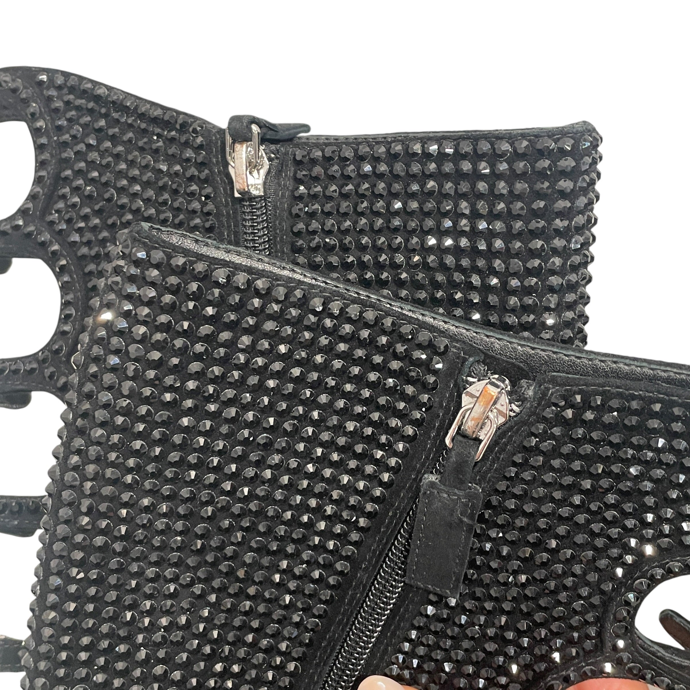 MARC JACOBS/Boots/US 9/Acrylic/BLK/BLACKRHINESTONE view 4