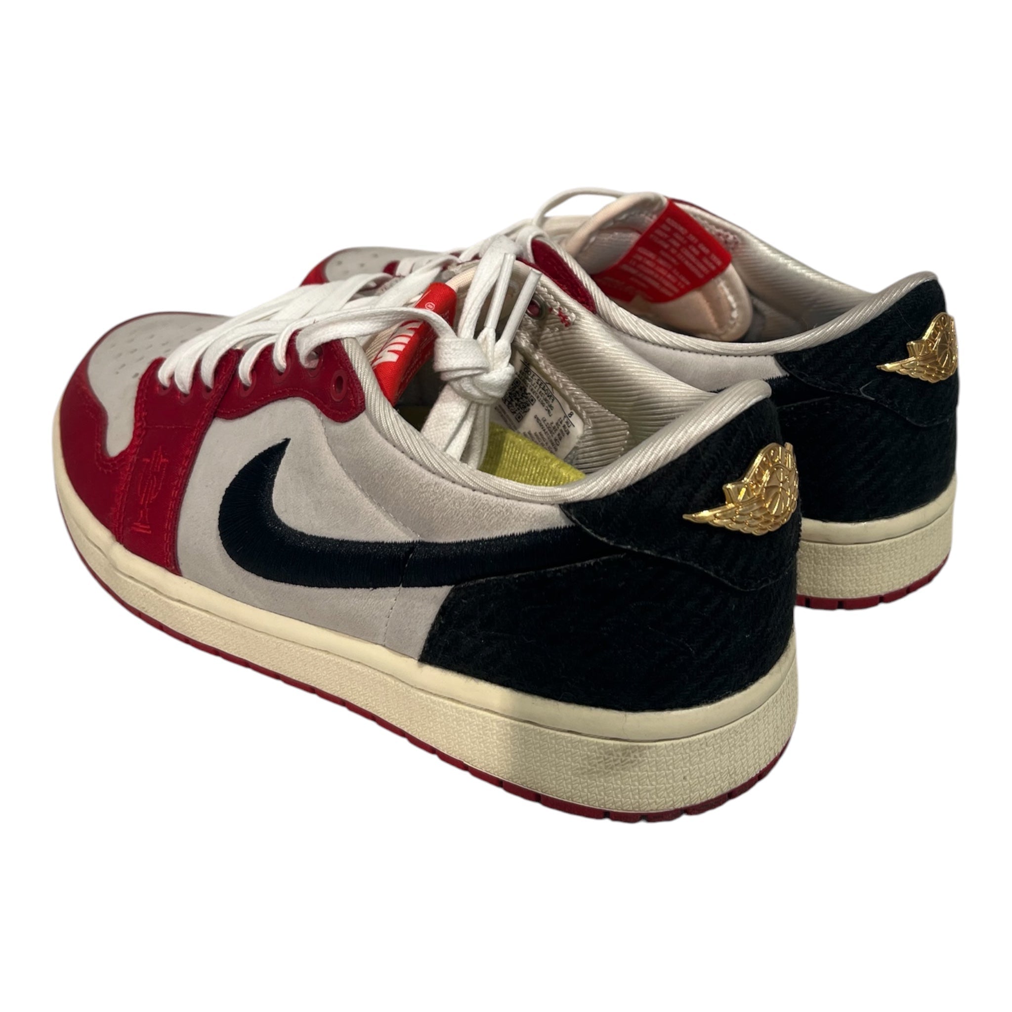 NIKE/Low-Sneakers/US 8/Leather/RED/FN0432-100 satin trophyroom view 2
