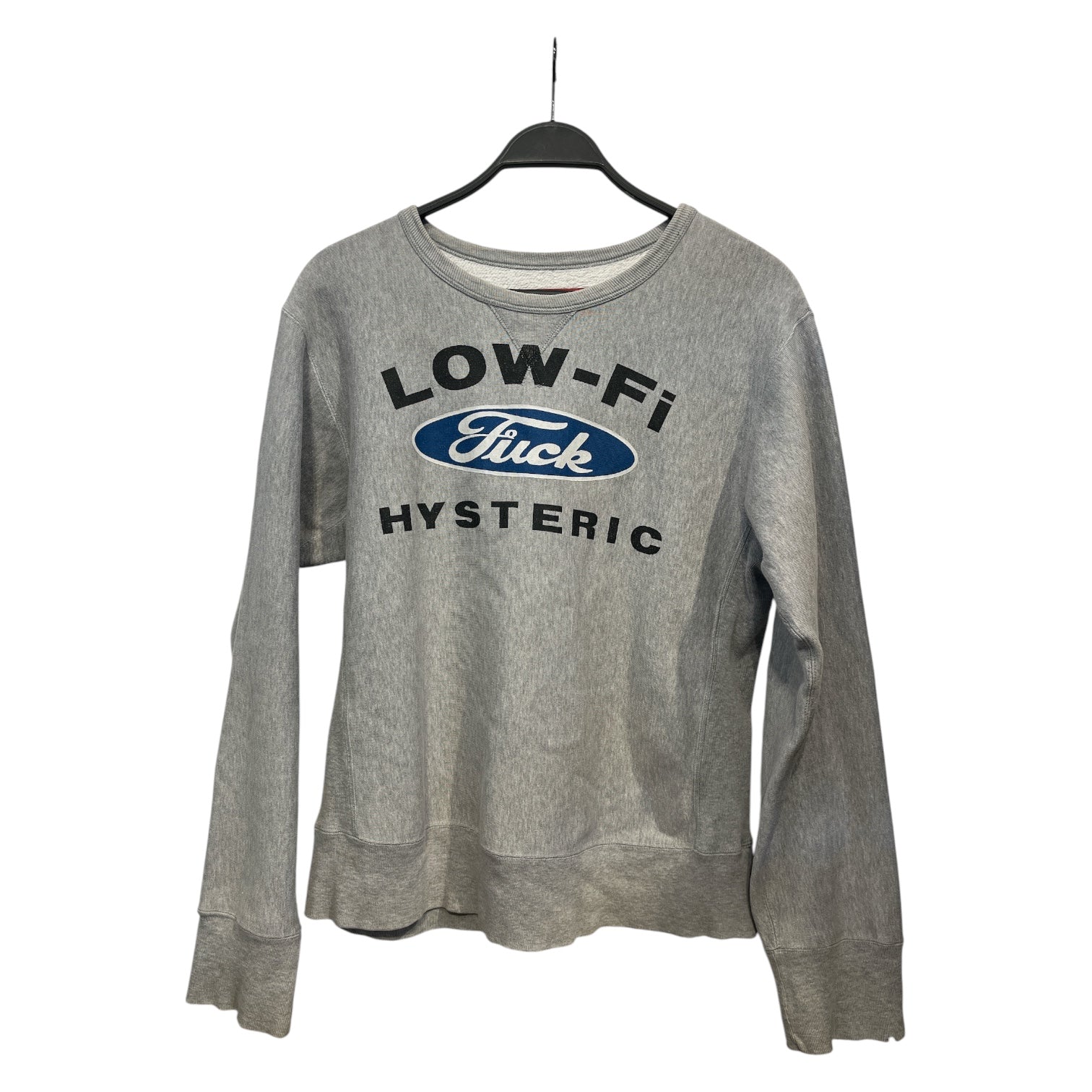 HYSTERIC GLAMOUR/Sweatshirt/M/Cotton/GRY/LOW FI FUCK (FORD RIP) view 1