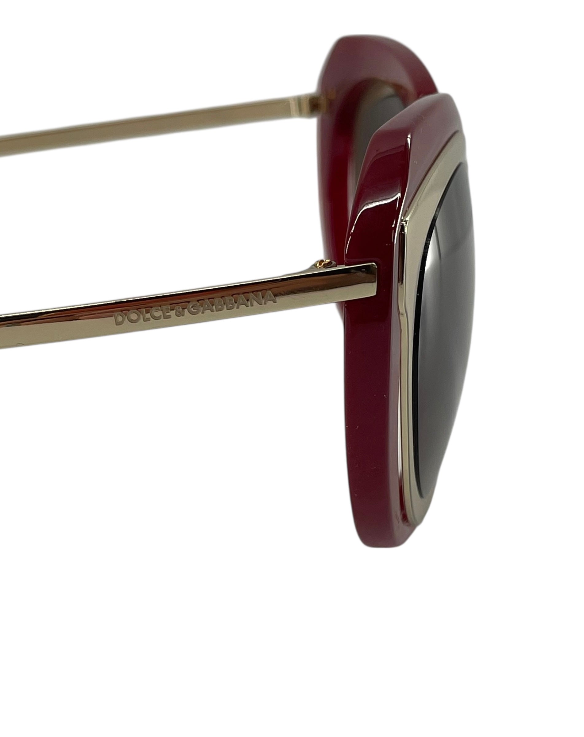 DOLCE&GABBANA/Sunglasses/Plastic/BRD/GOLD TRIM view 6