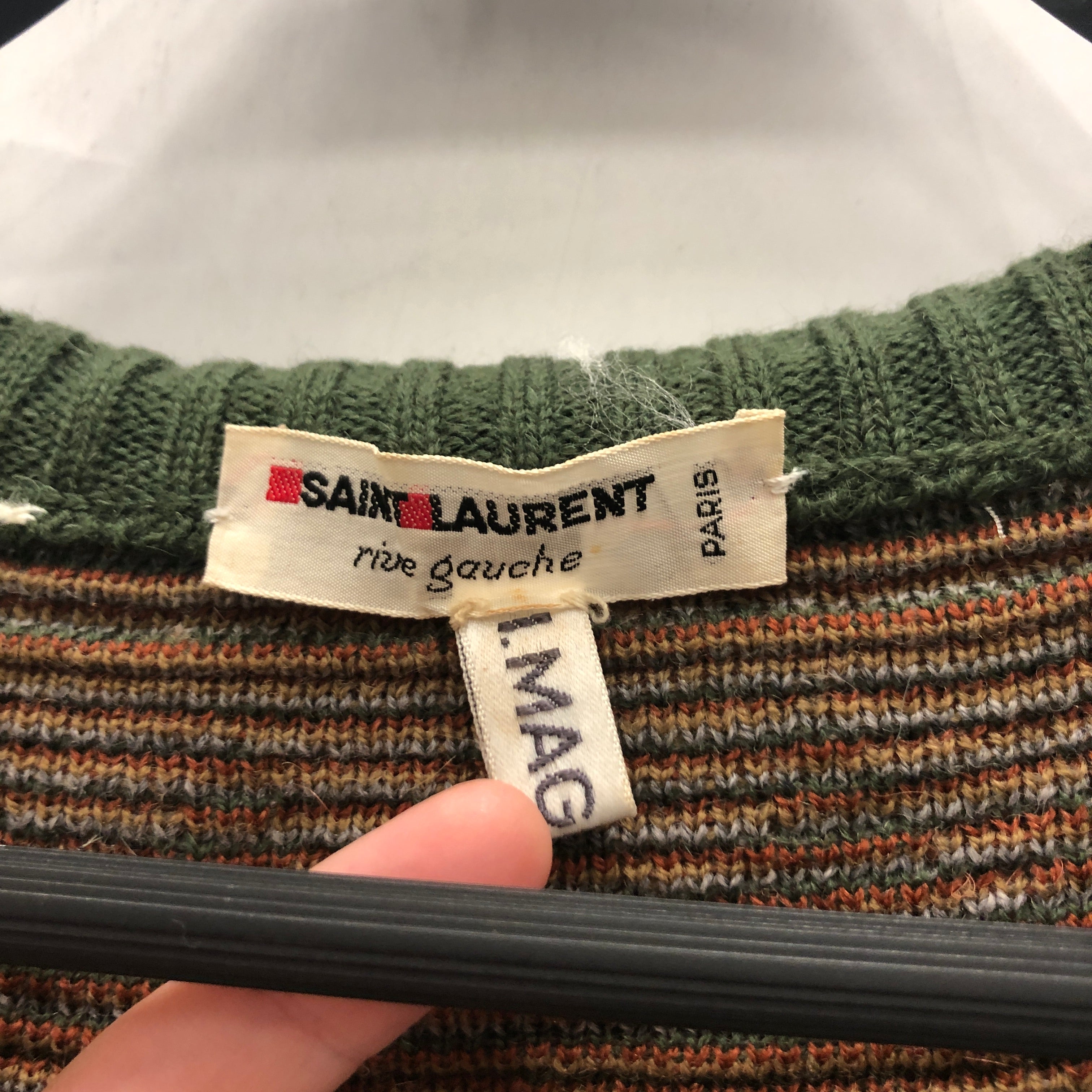 SAINT LAURENT/Vest/S/Wool/MLT/ view 3