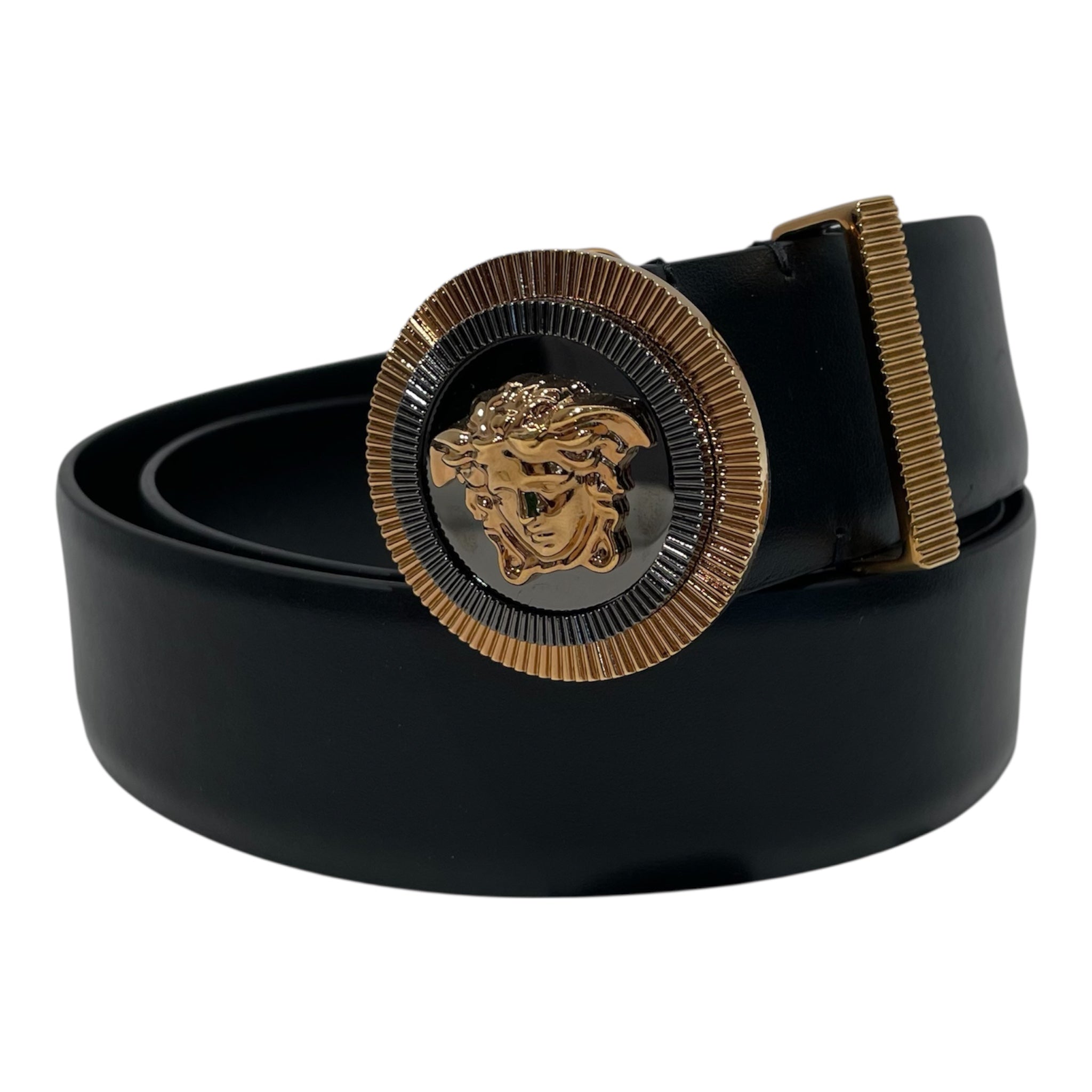 VERSACE/Belt/Leather/BLK/Medusa Biggie Belt view 1