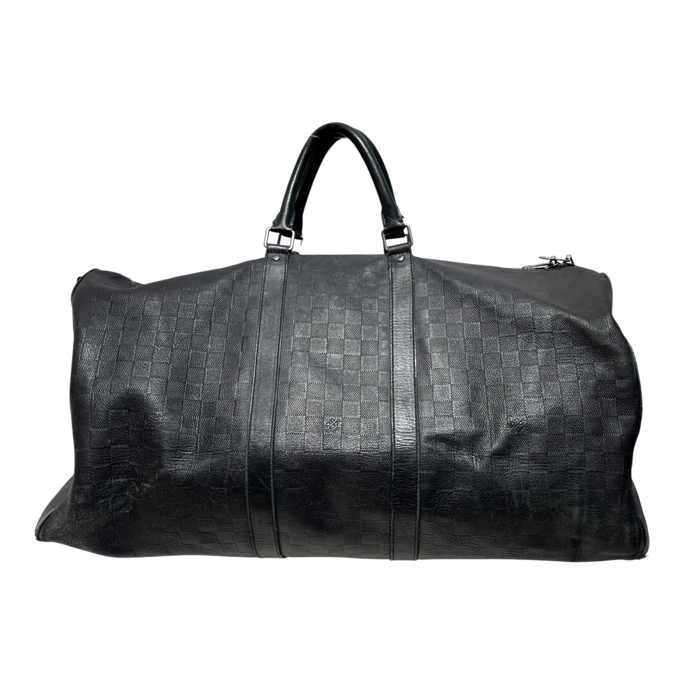 LOUIS VUITTON/Luggage/Leather/BLK/Damier Leather Infini 45 view 2