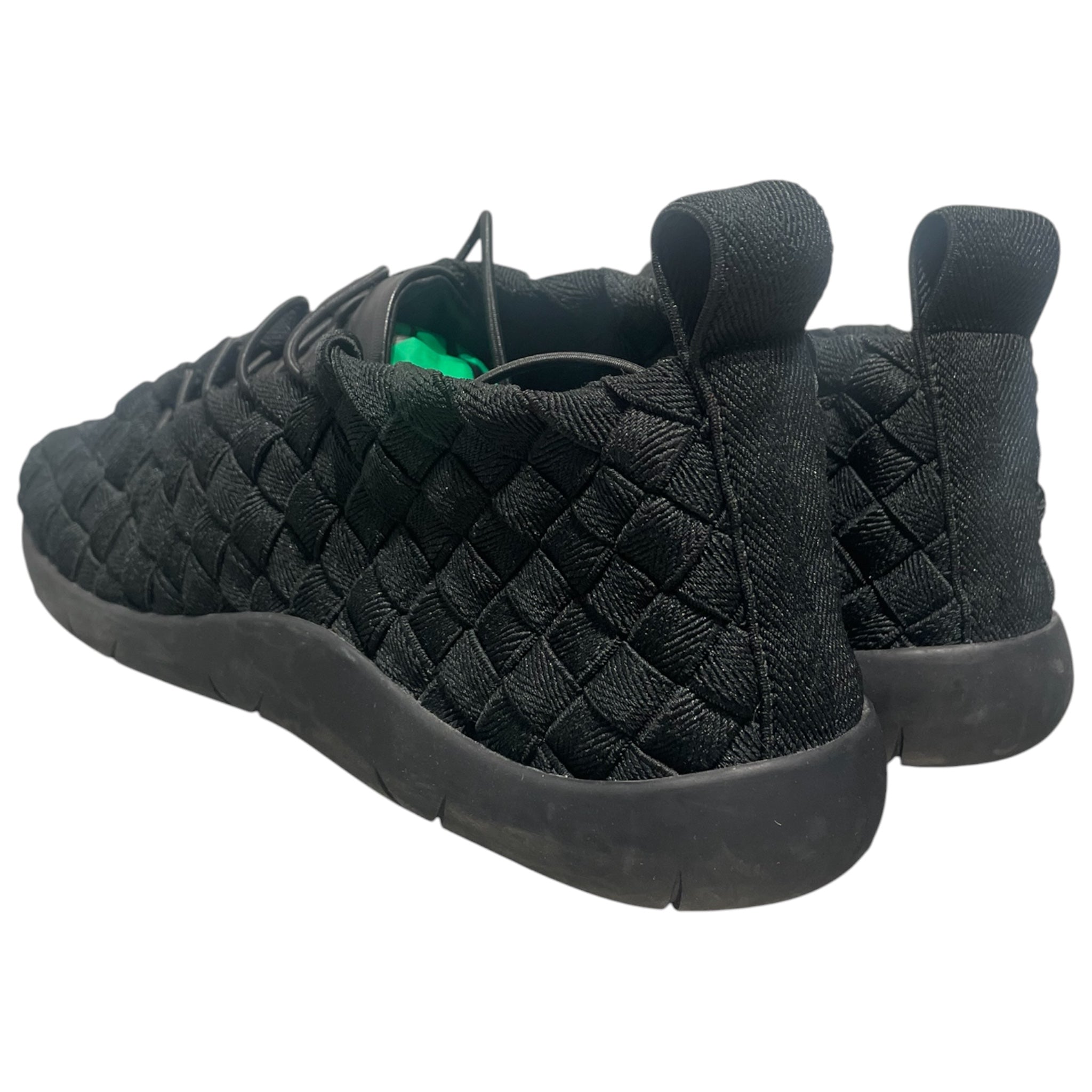 BOTTEGA VENETA/Low-Sneakers/US 7/Cotton/BLK/Woven sneaker view 2