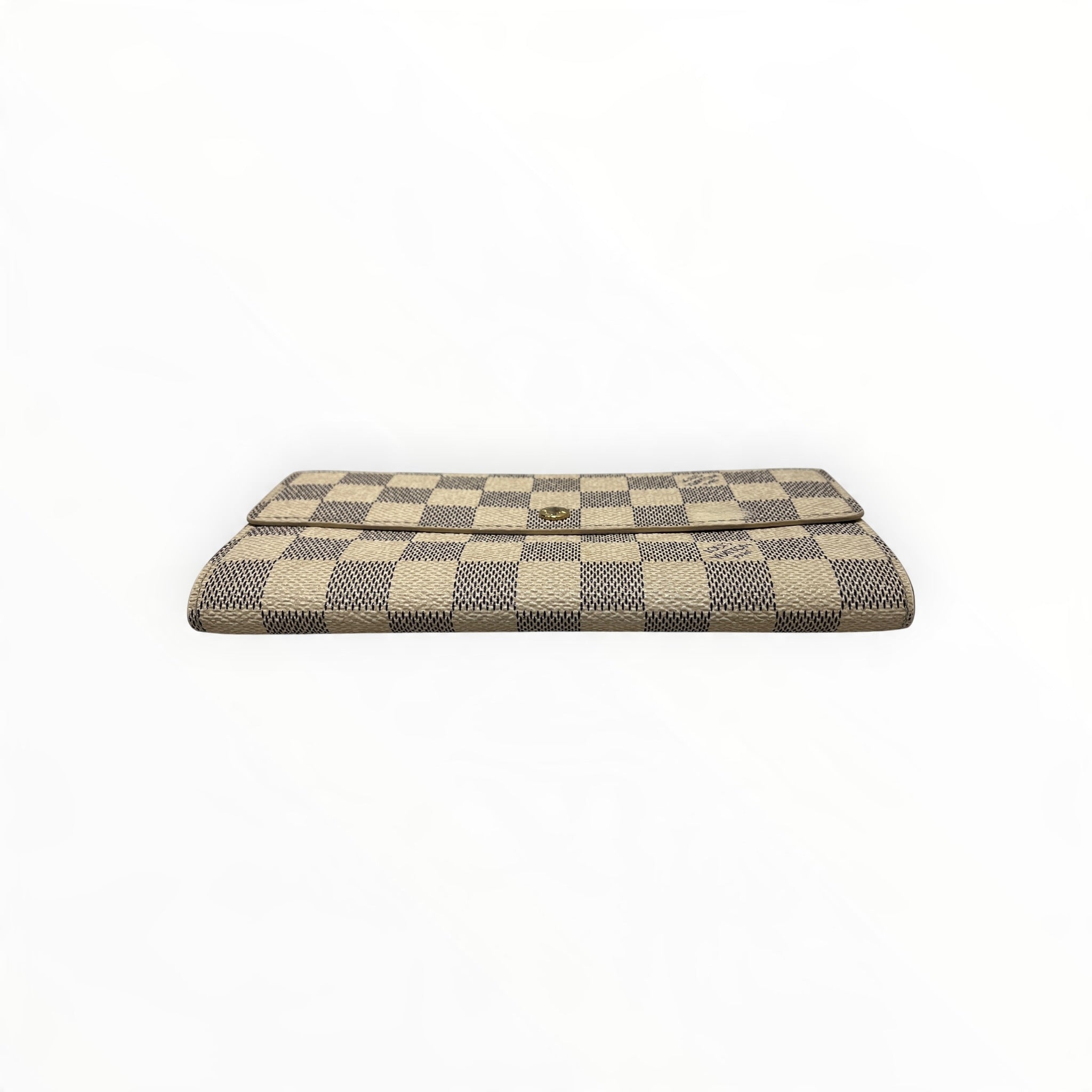 LOUIS VUITTON/Long Wallet/Leather/CRM/L's/DAMIER AZUR SARAH view 3