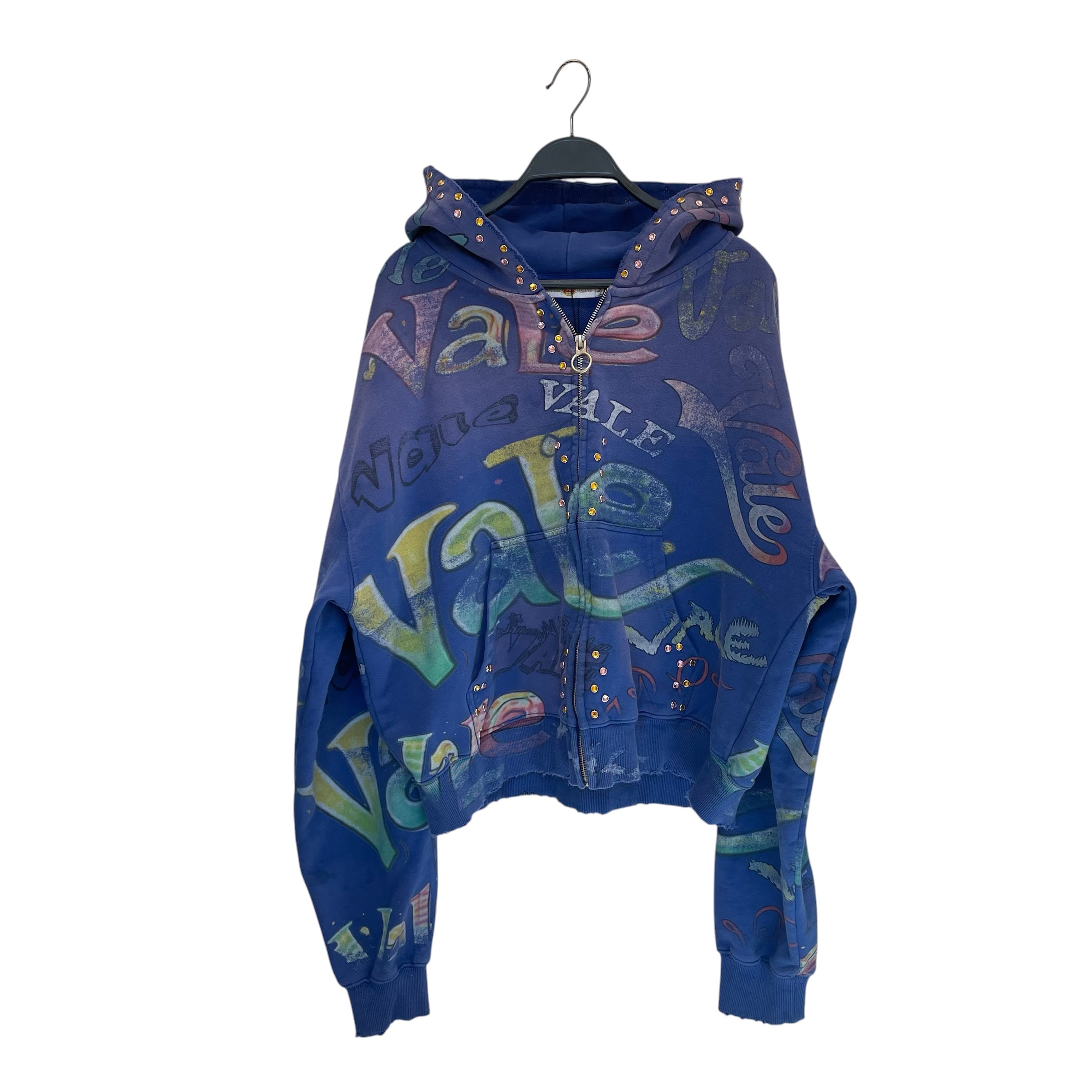 VALE FOREVER ICEBERG/Zip Up Hoodie/M/Graphic/Cotton/IDG/GEMS/VIBRANT GRAPHIC PRINT view 1