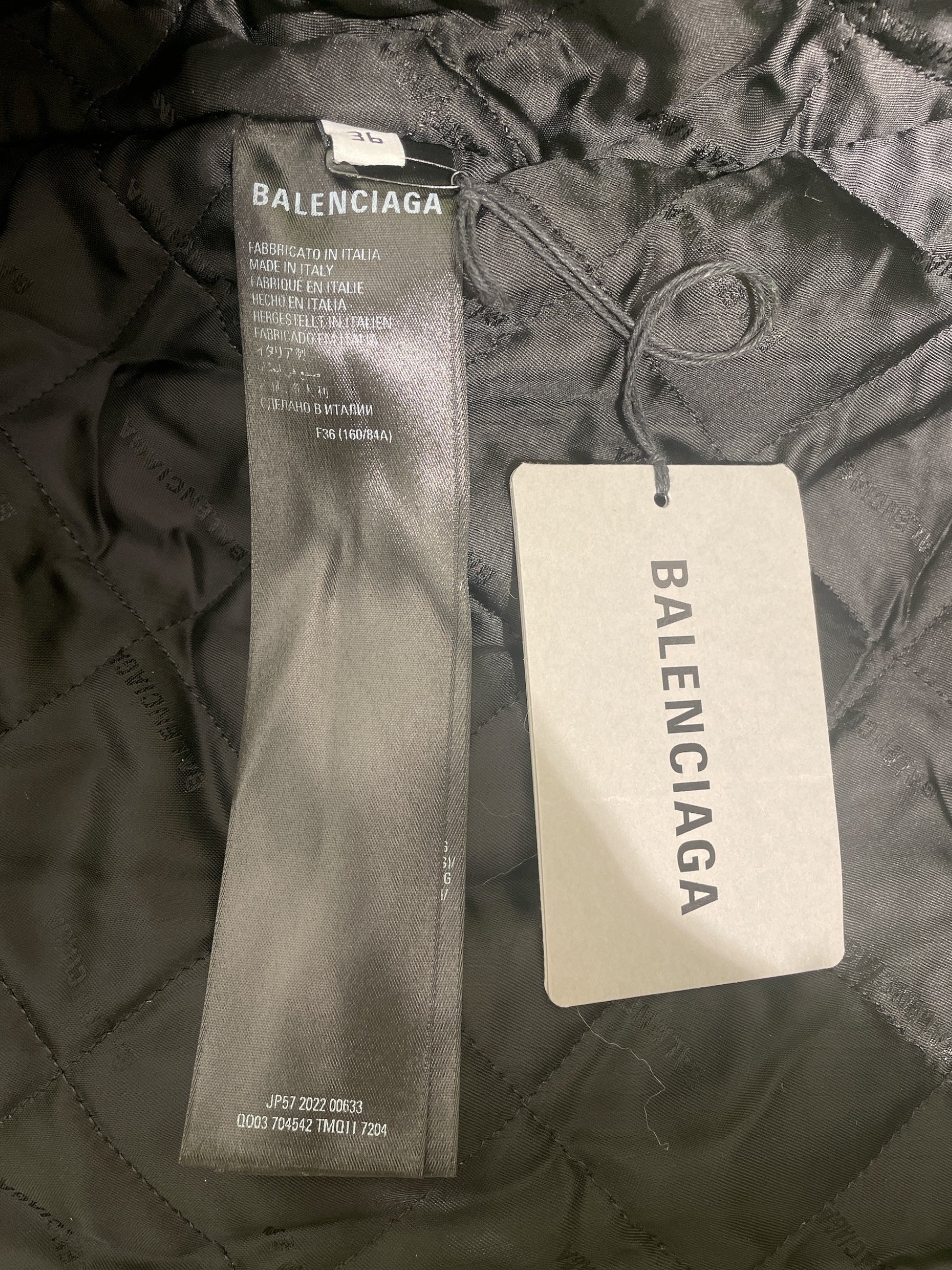 BALENCIAGA/Jacket/36/Cotton/GRN/faux fur neon teddy sleevecoat view 4