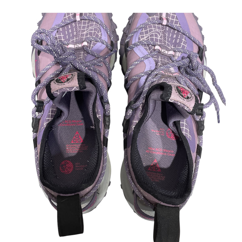 NIKE ACG/Low-Sneakers/US 7.5/Cotton/PPL/ACG MOUNTIAN FLY