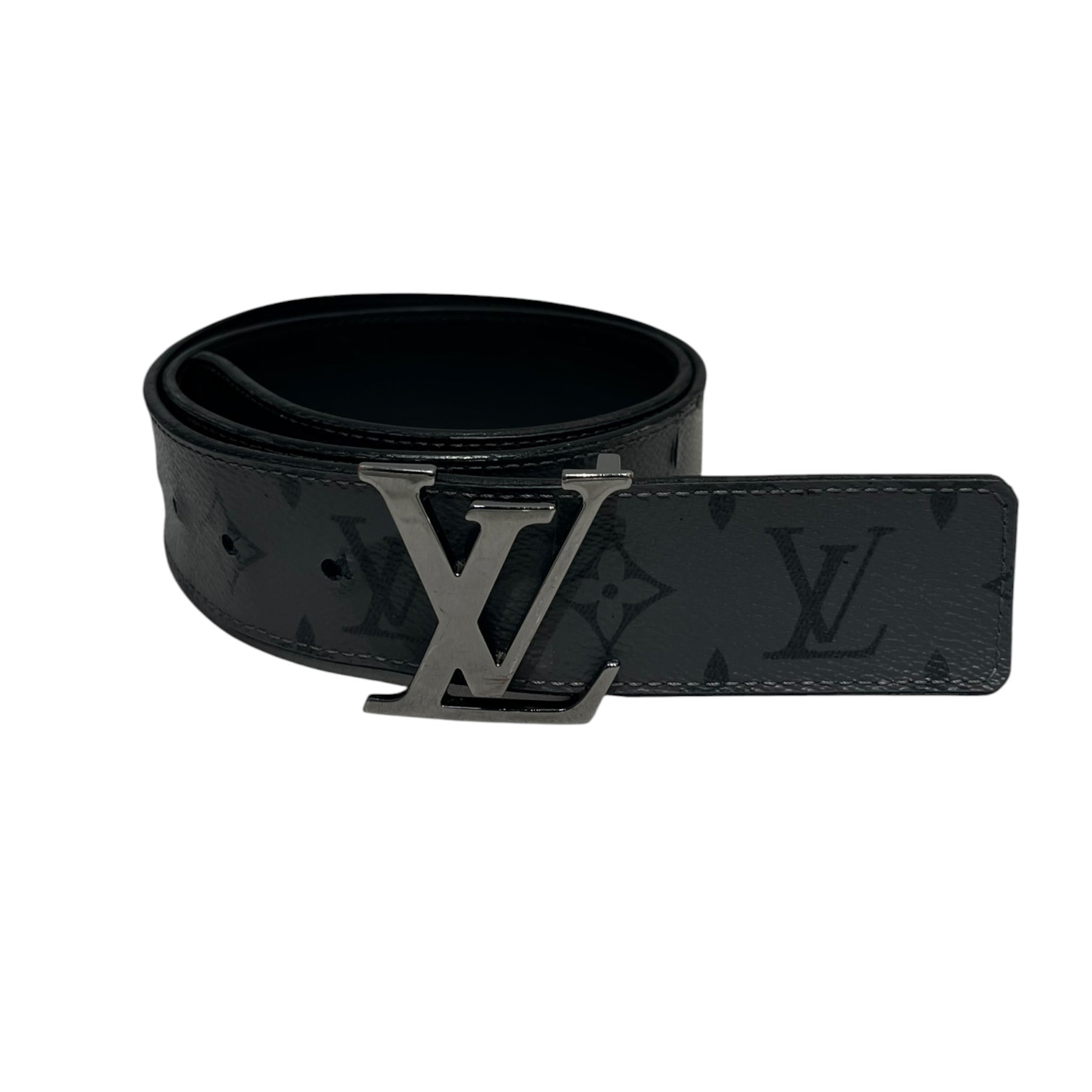 LOUIS VUITTON/Belt/Monogram/Leather/BLK/M's/M0285 view 1