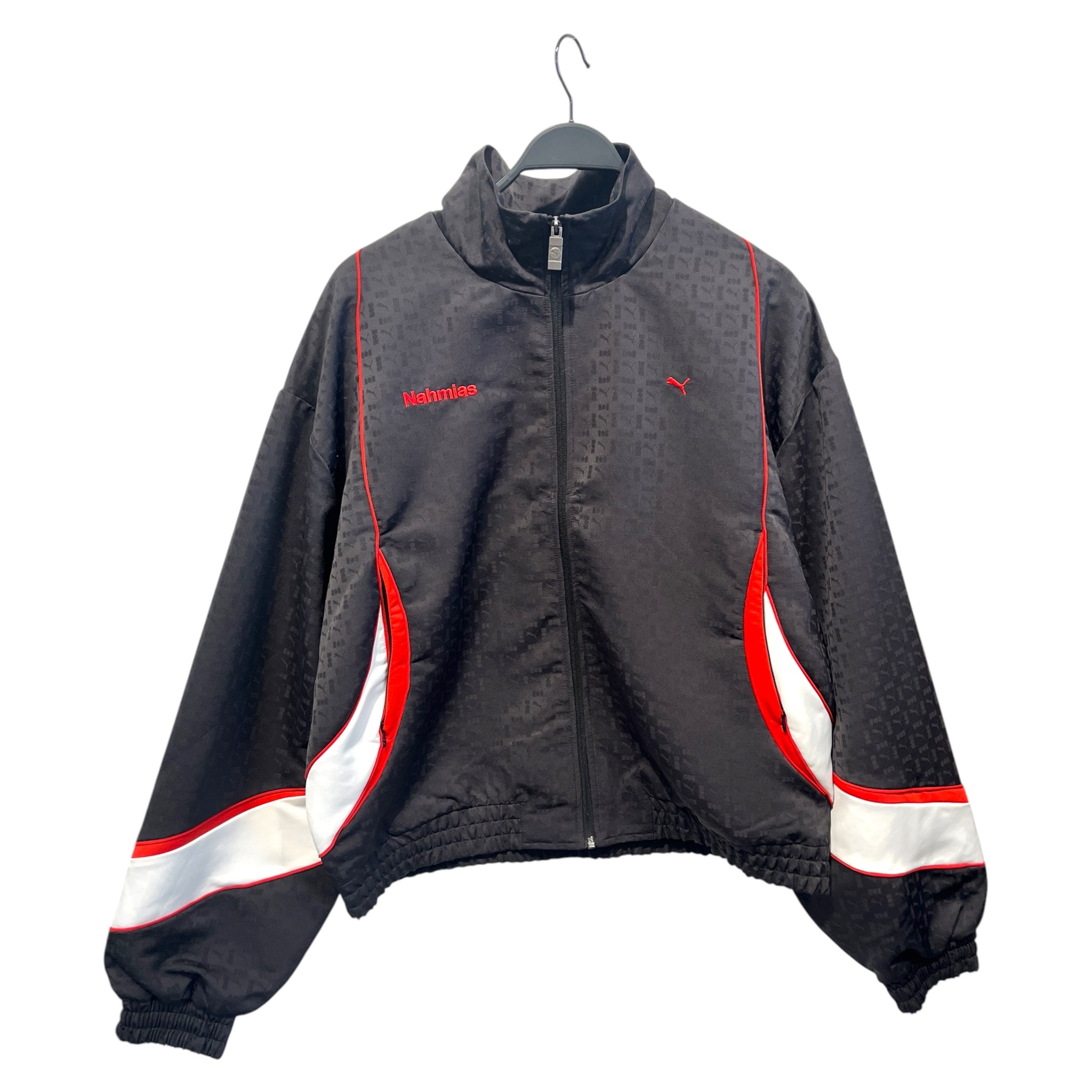 PUMA/Windbreaker/L/Polyester/BLK/All Over Print/puma/nahmias view 1
