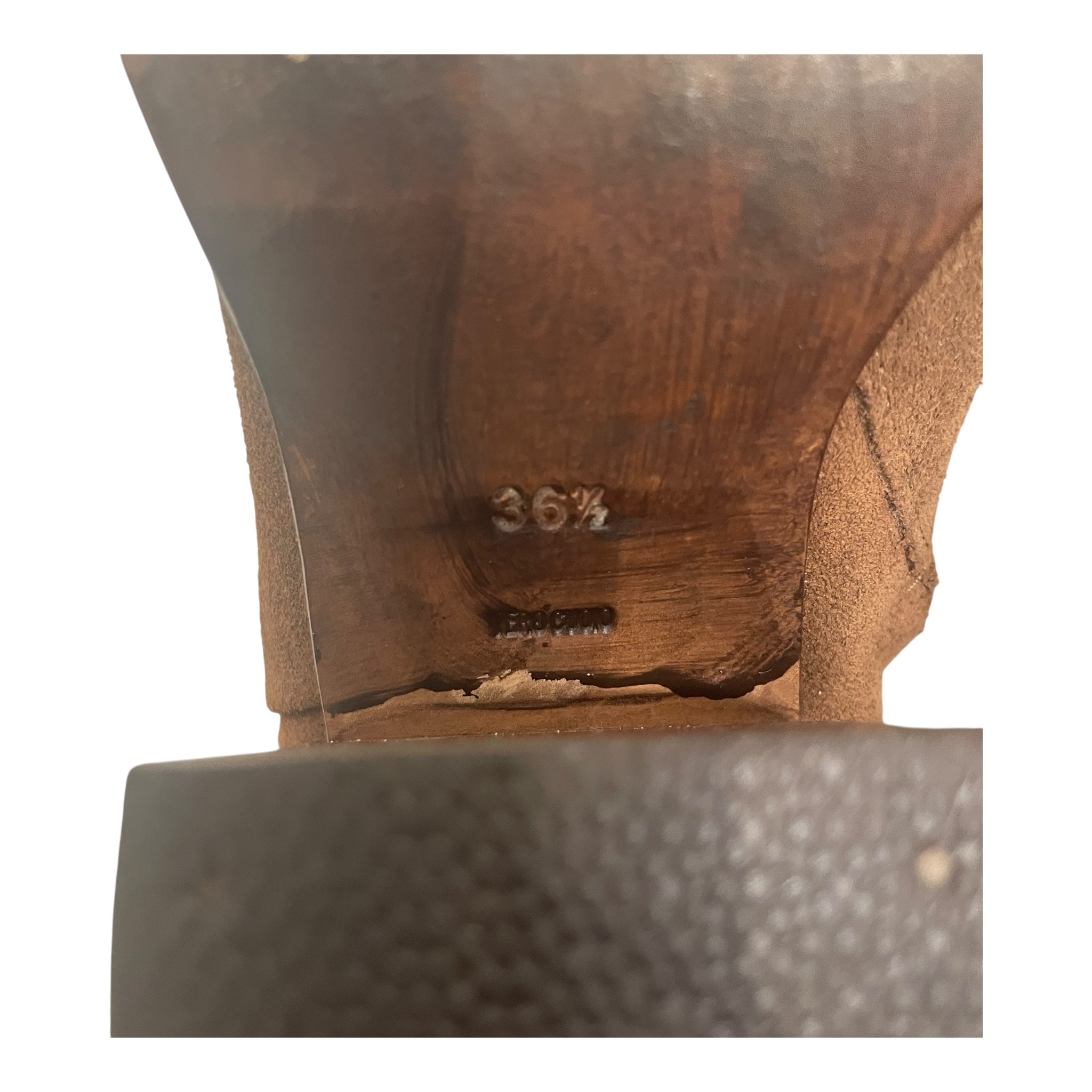 Alexander Wang/Ankle Boots/EU 36.5/Suede/BRW/HEEL CUTOUT SUEDE BOOT view 7