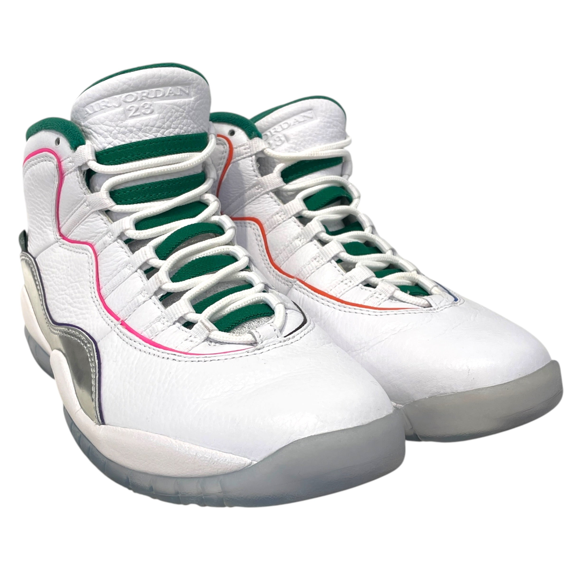 JORDAN BRAND/Hi-Sneakers/US 11/Leather/WHT/10 Retro Wings view 1