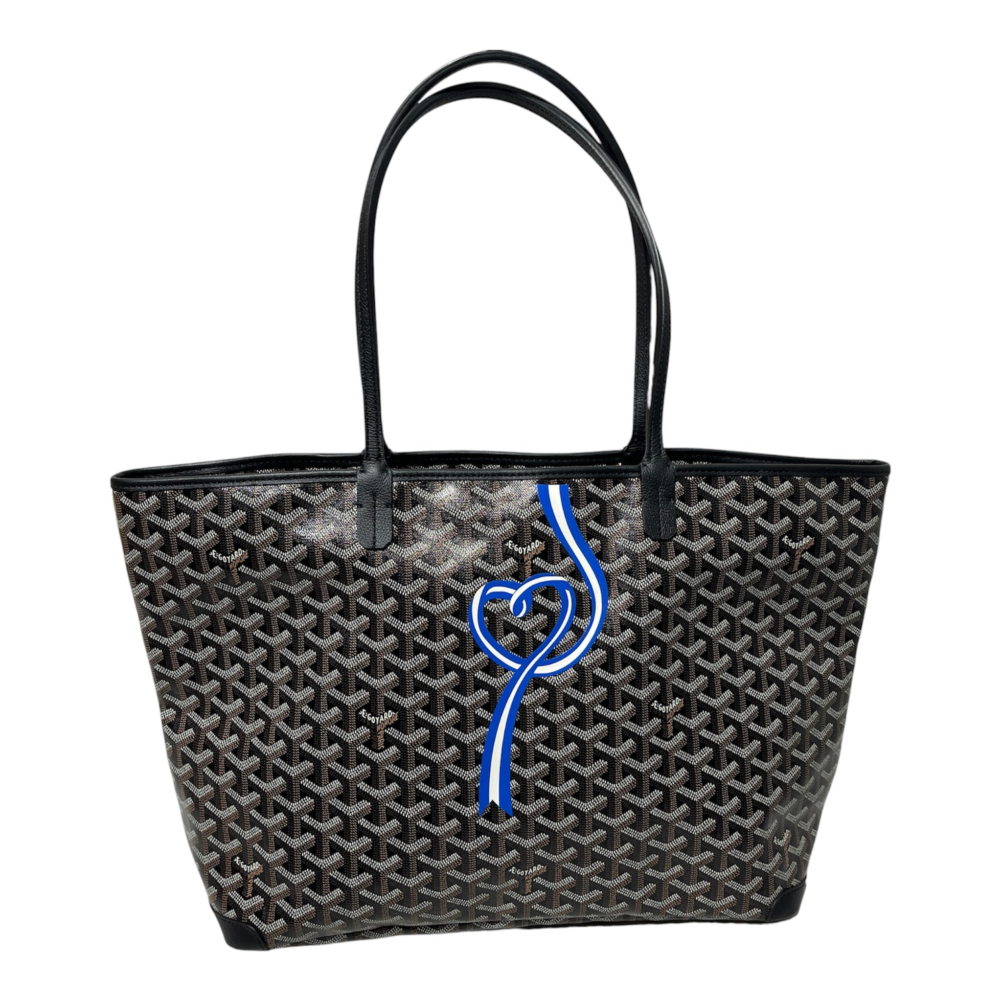 GOYARD/Tote Bag/All Over Print/Cotton/BLK/GOYARDINE ISABELLA view 1