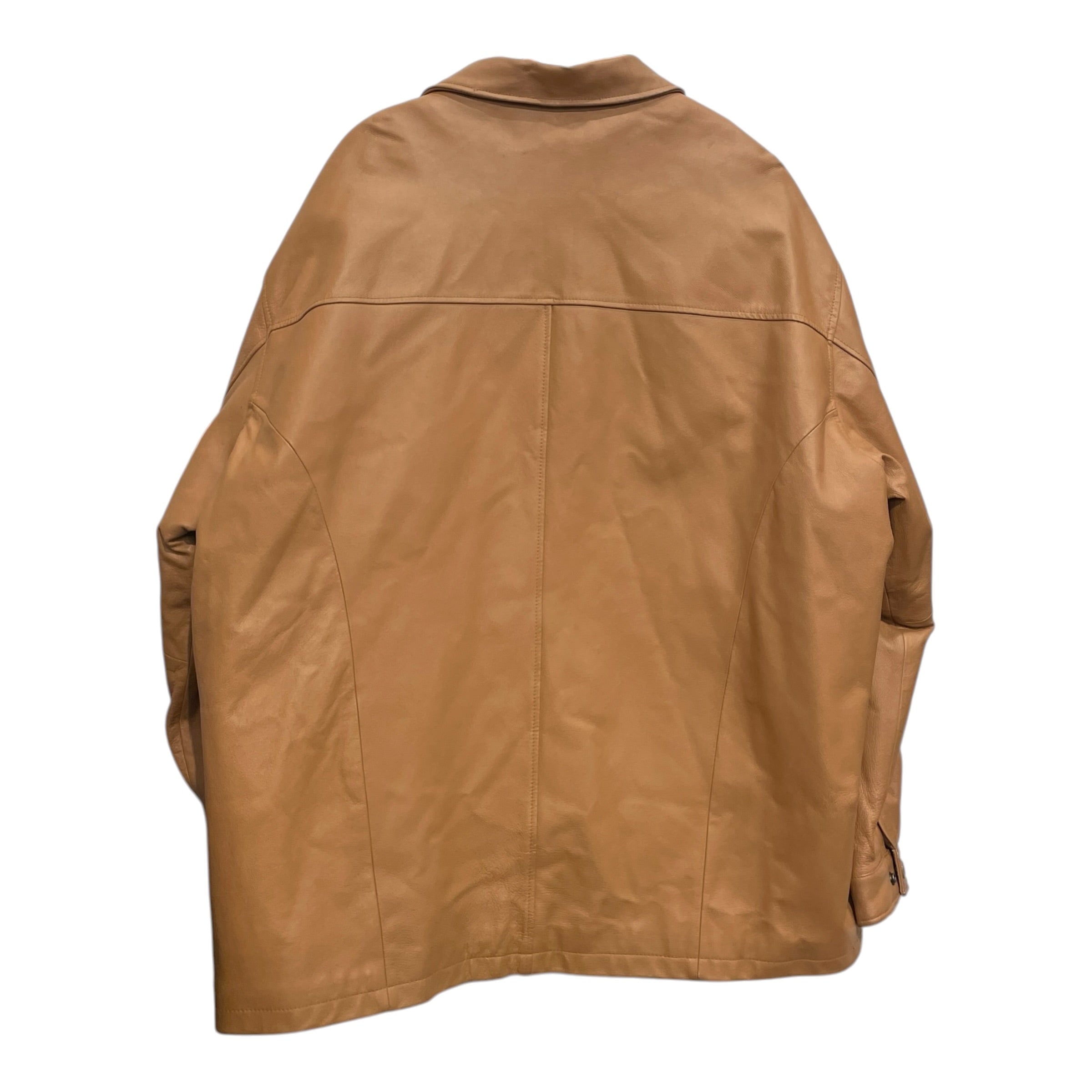 MAX U.S.A/Leather Jkt/XXXXL/Leather/BEG/SHERLINGLINEDBOMBERSTYLE view 2