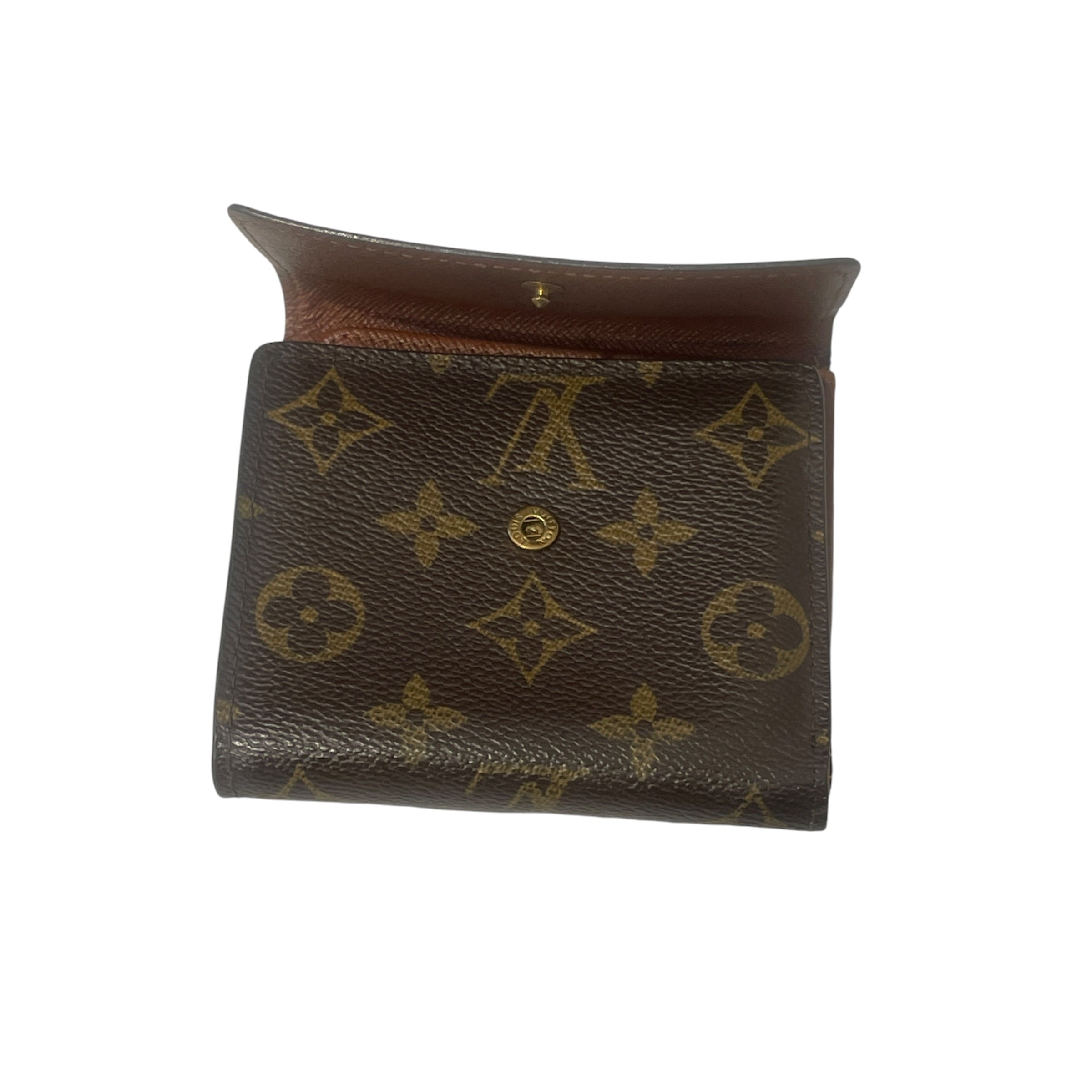 LOUIS VUITTON/Vintage/Trifold Wallet/Monogram/BRW/M's/2004 ELISE view 6