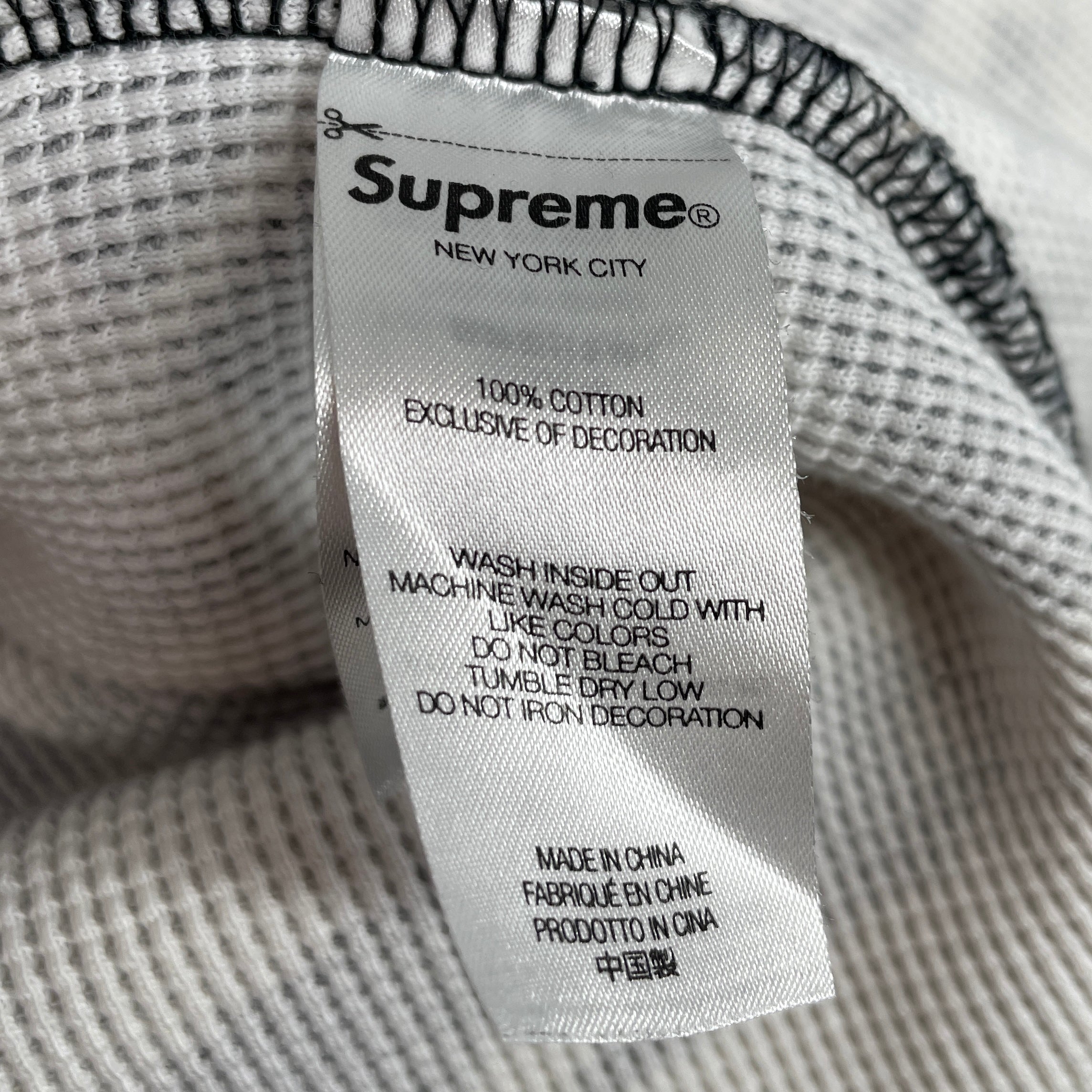 Supreme/YOHJI YAMAMOTO/LS T-Shirt/XXL/Cotton/BLK/All Over Print/WEB SKULL THERMAL view 4