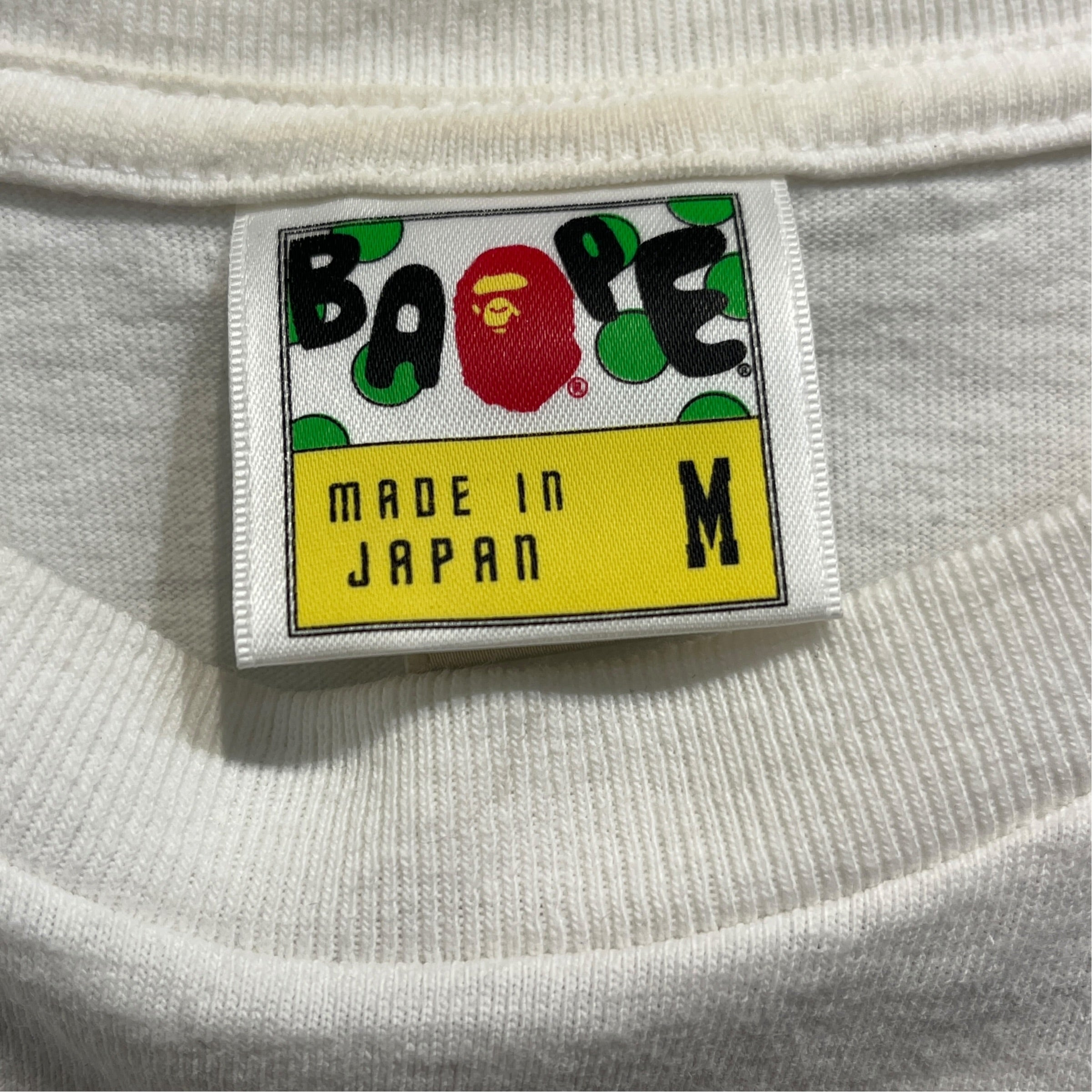 A BATHING APE/T-Shirt/M/Cotton/WHT/Camo Star Wars Collab Front view 3