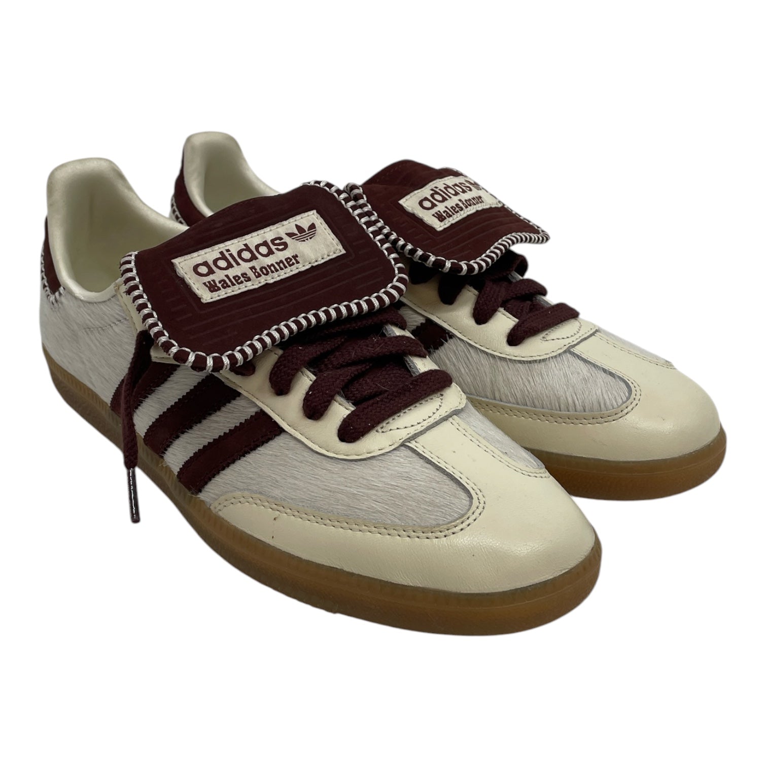 adidas/WALES BONNER/Low-Sneakers/US 11.5/CRM/WALES BONNE PONYHAIR SAMBAS view 1