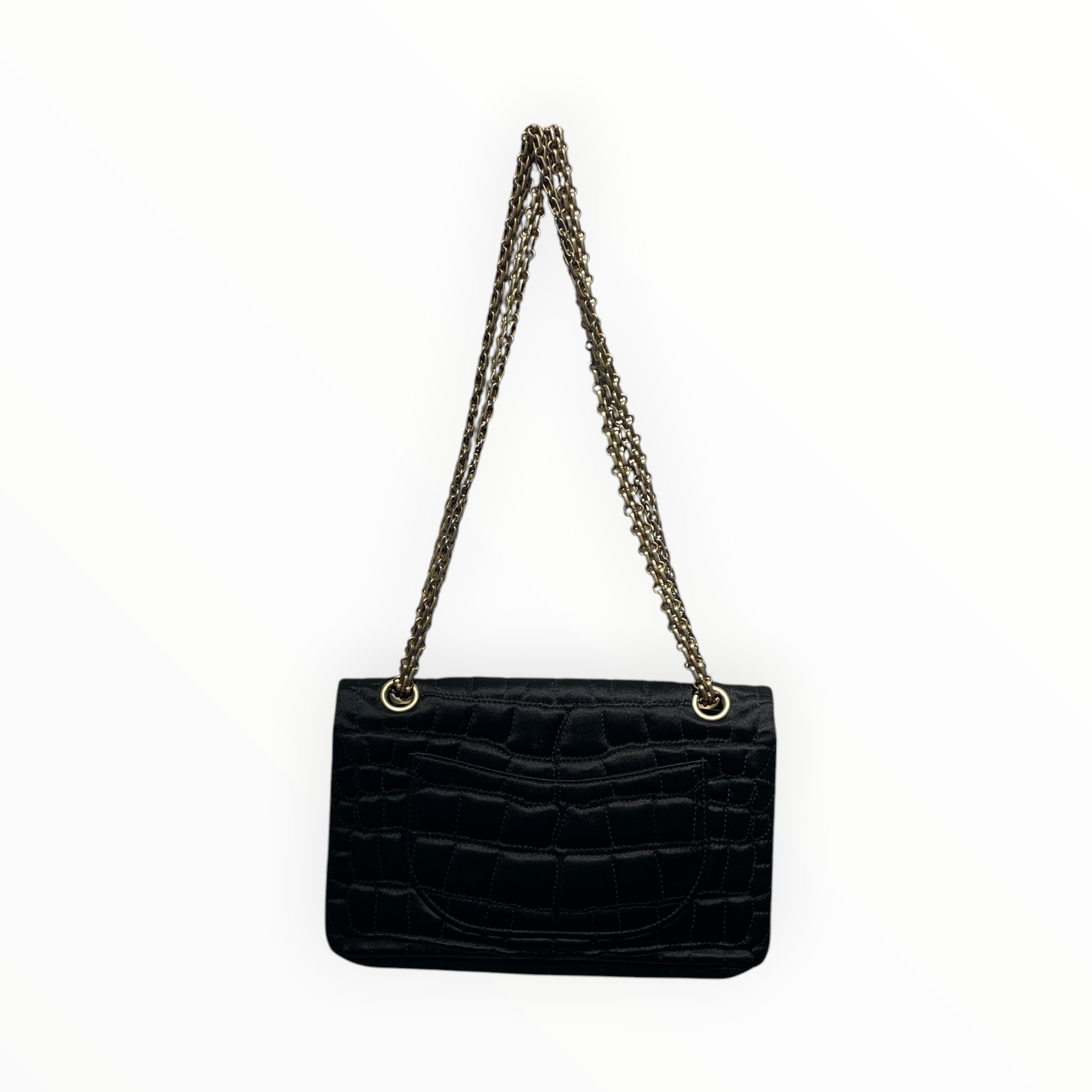 CHANEL/Bag/Silk/BLK/11727460 view 2